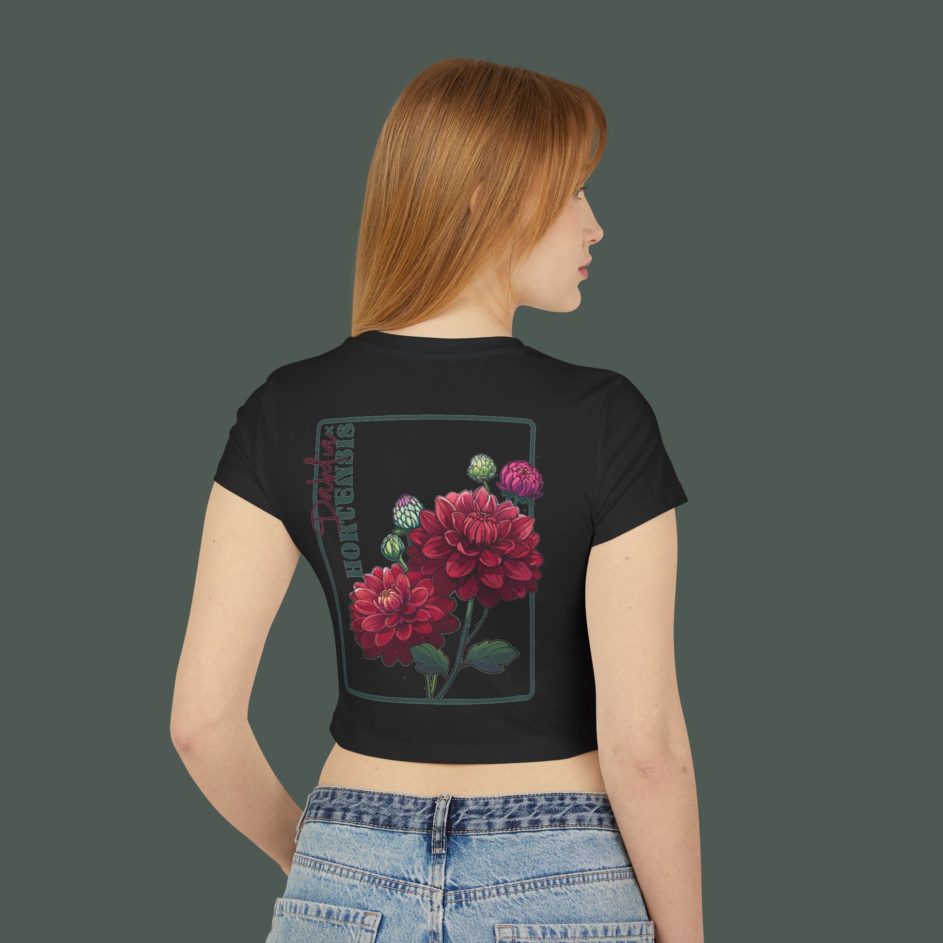 Feminine Floral Baby Tee, Cute Graphic Tee, Casual Summer Outfit, Gifts for Her, Vintage Floral Shirt, Spring Style