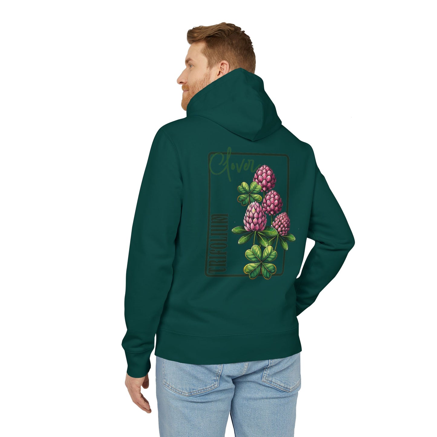 Floral Clover Design Hoodie for Nature Lovers "Clover"