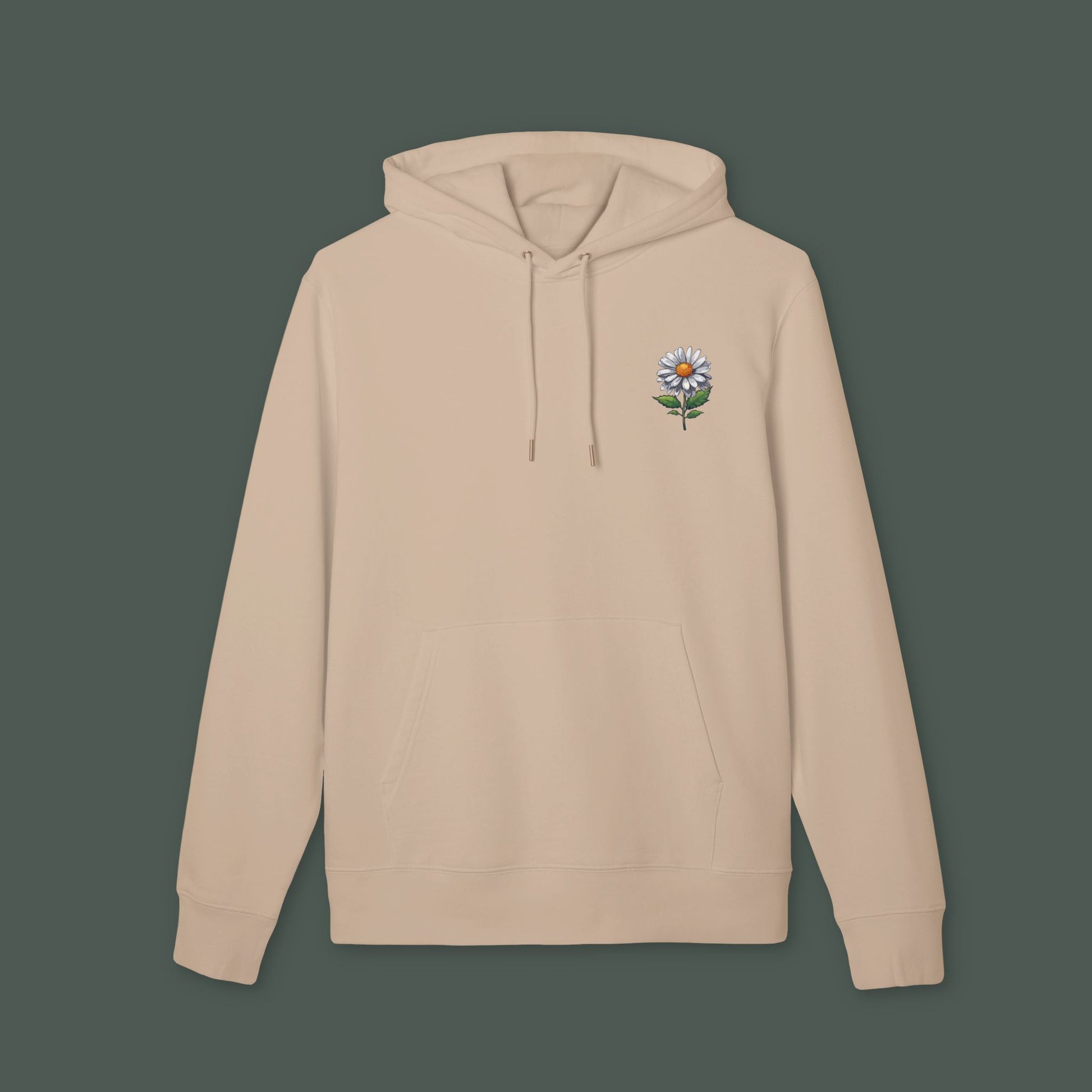 Daisy Embroidered Unisex Hoodie