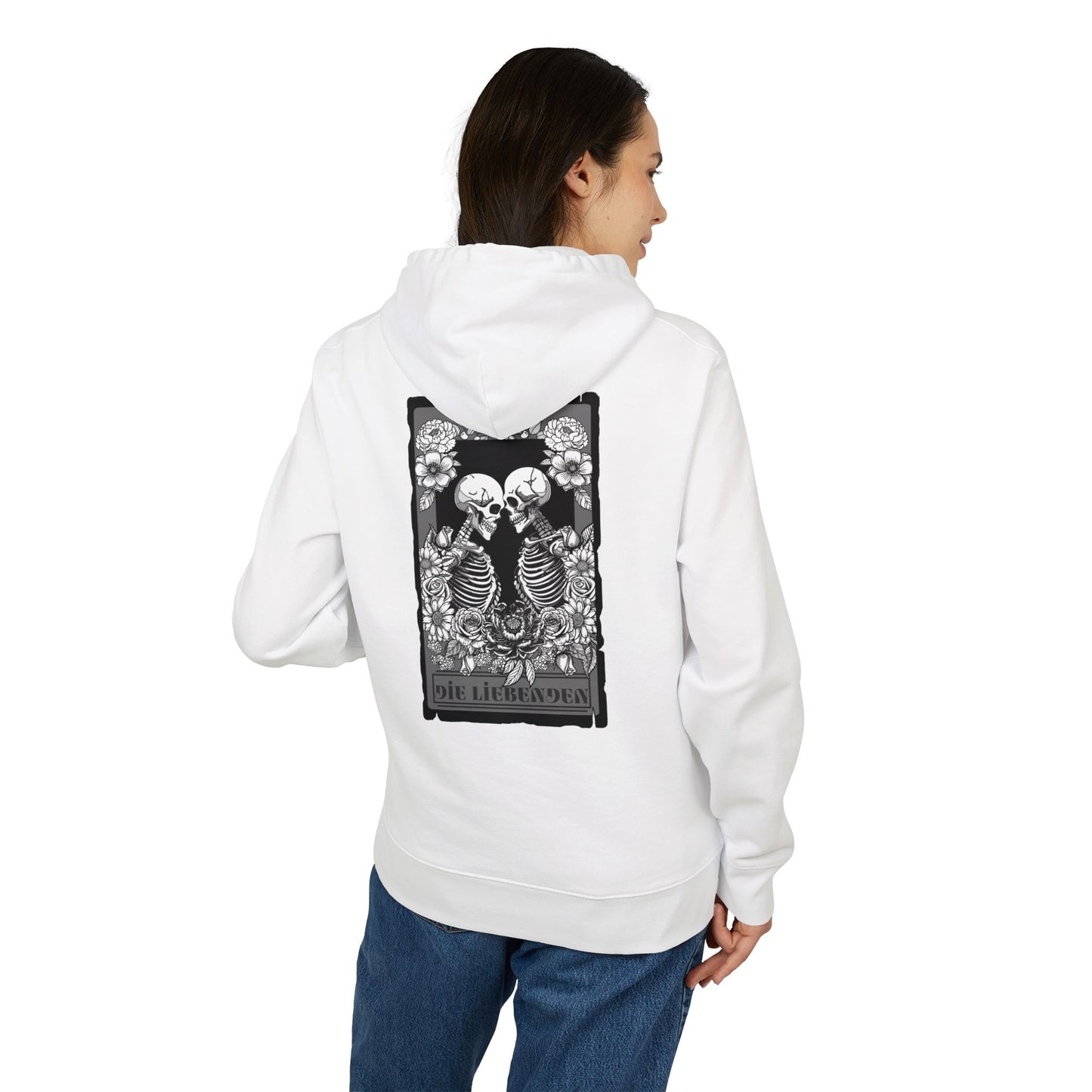 Unisex Skeleton Love Hoodie - Die Lieben Den - Stylish & Comfortable Streetwear