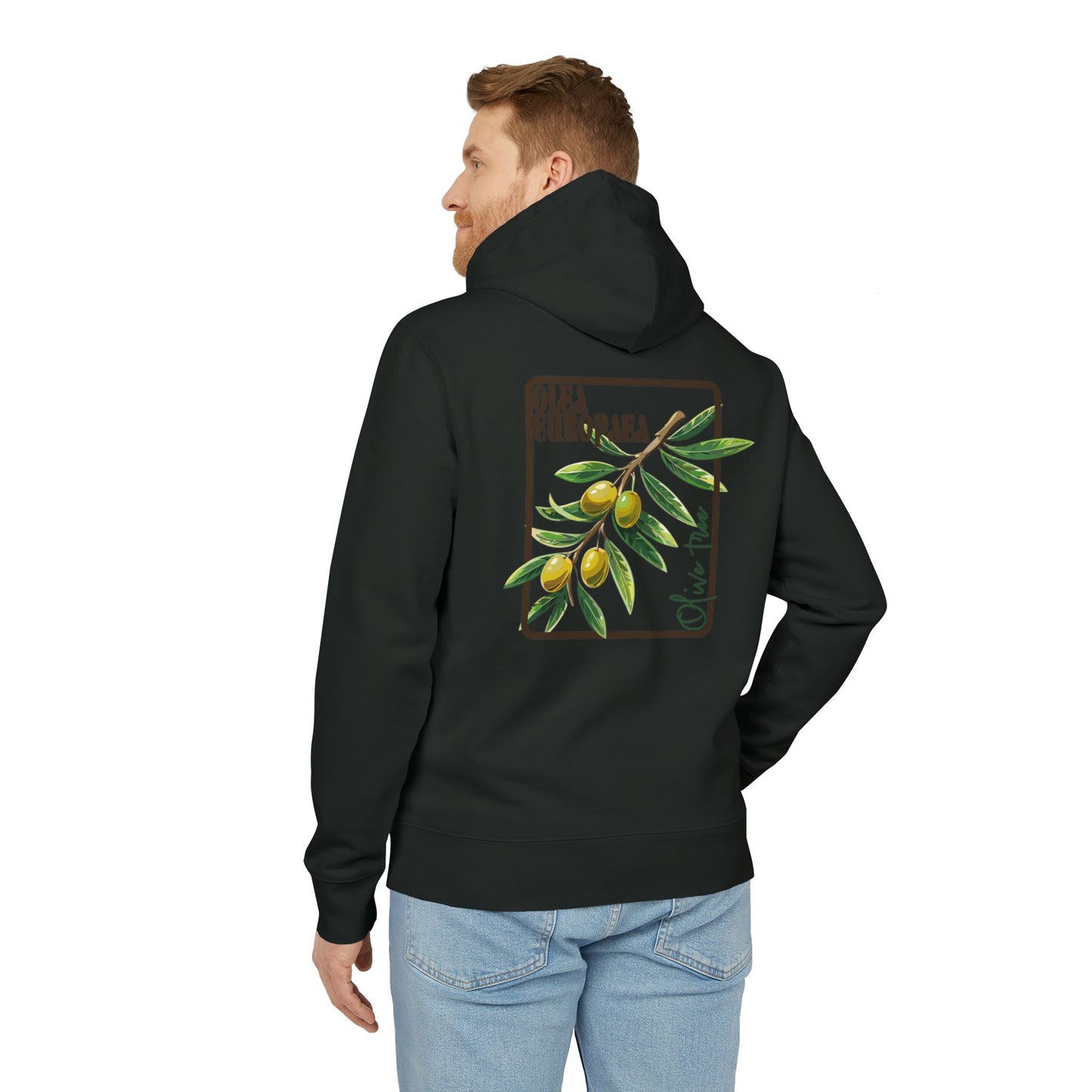 Olive Branch Unisex Hoodie - Cozy Nature-Inspired Apparel