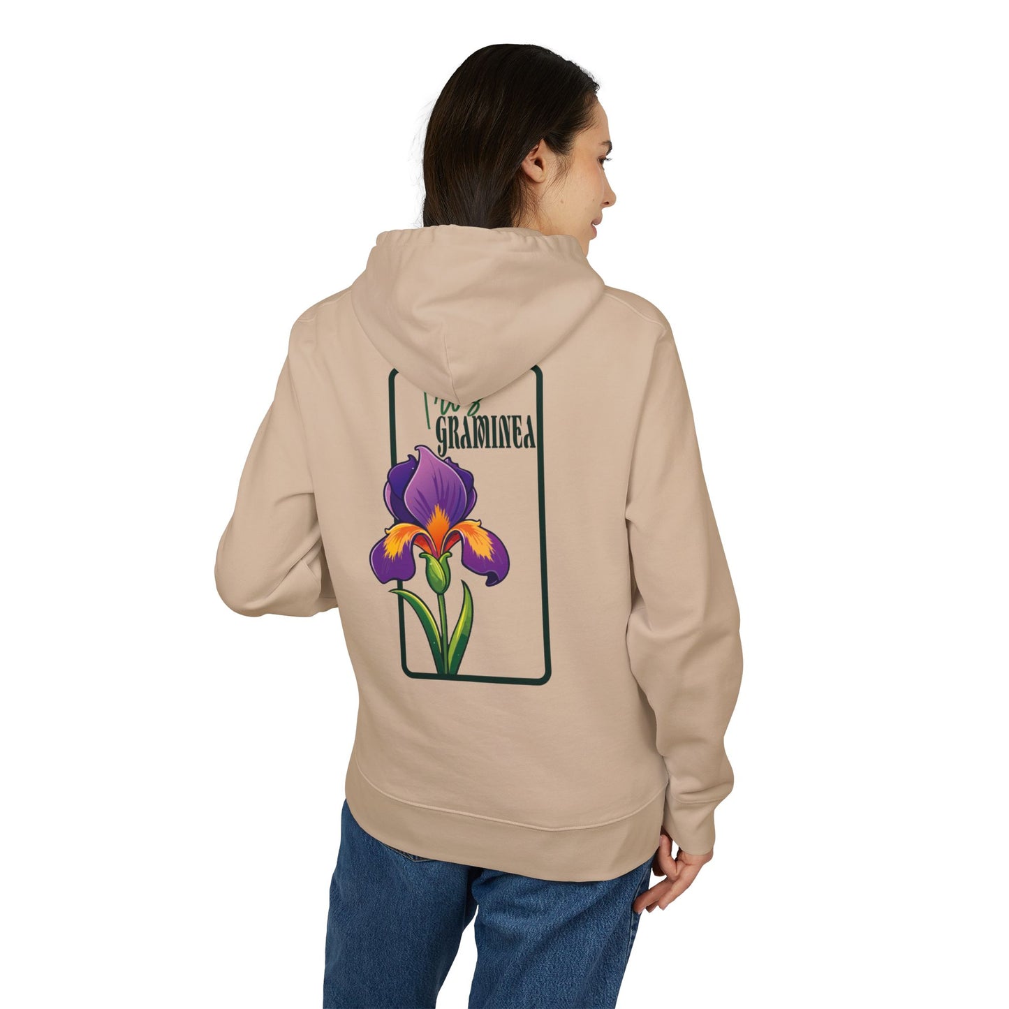 Floral Graphic Unisex Hoodie - Perfect for Spring Celebrations "Iris"
