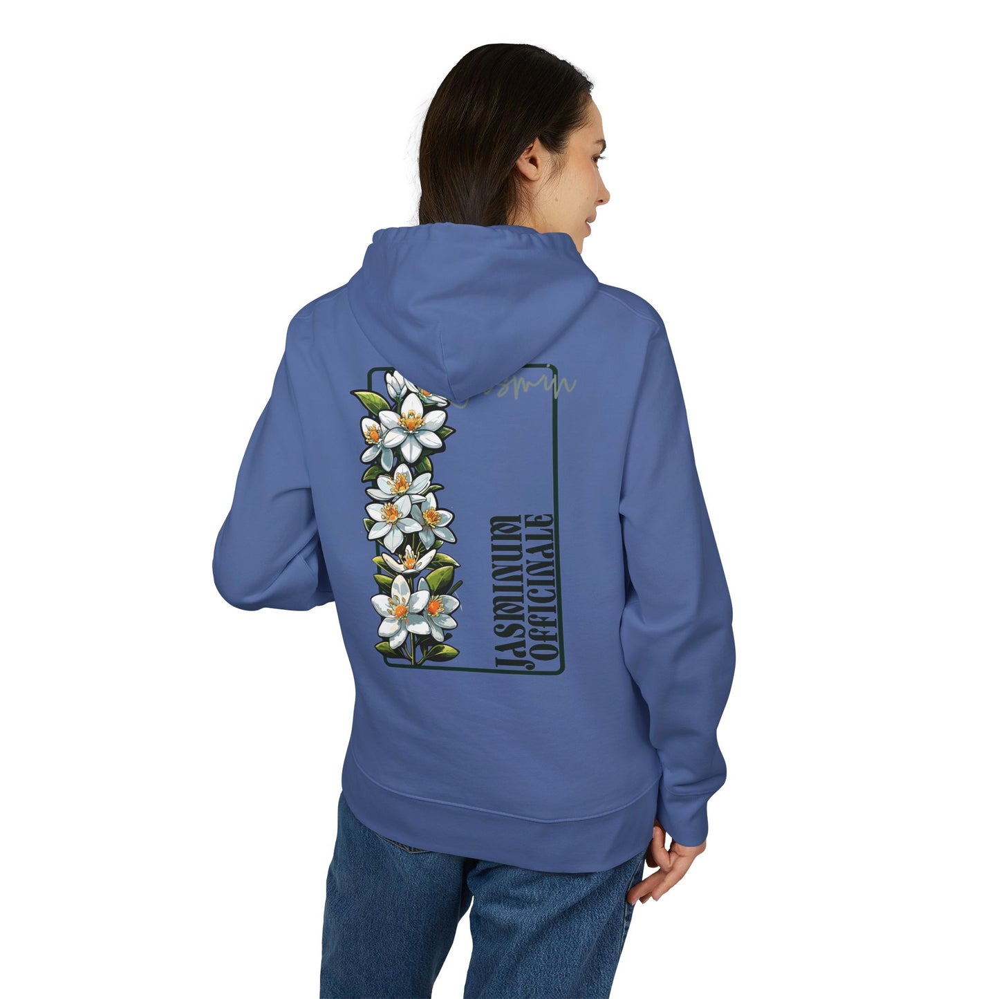 Floral Embroidered Unisex Hoodie - Stylish Comfort for Every Occasion "Jasmin"