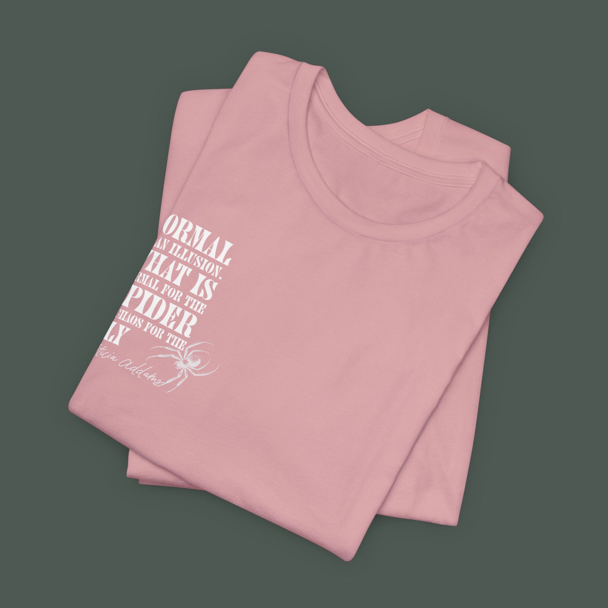Spider Graphic Tee, Unique Unisex Shirt, Quirky Gift for Nature Lovers, Birthday and Halloween Apparel, Cool Casual Wear