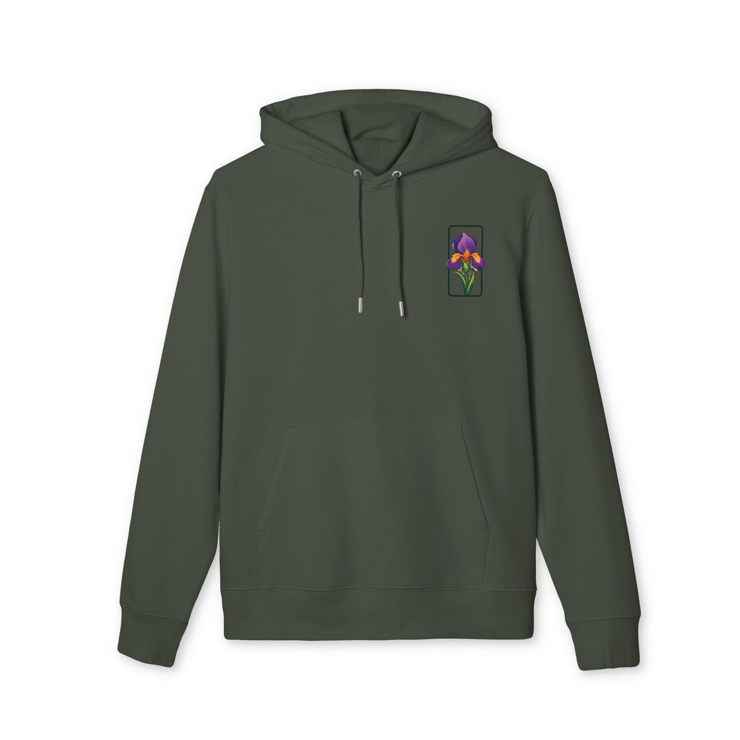 Floral Graphic Unisex Hoodie - Perfect for Spring Celebrations "Iris"
