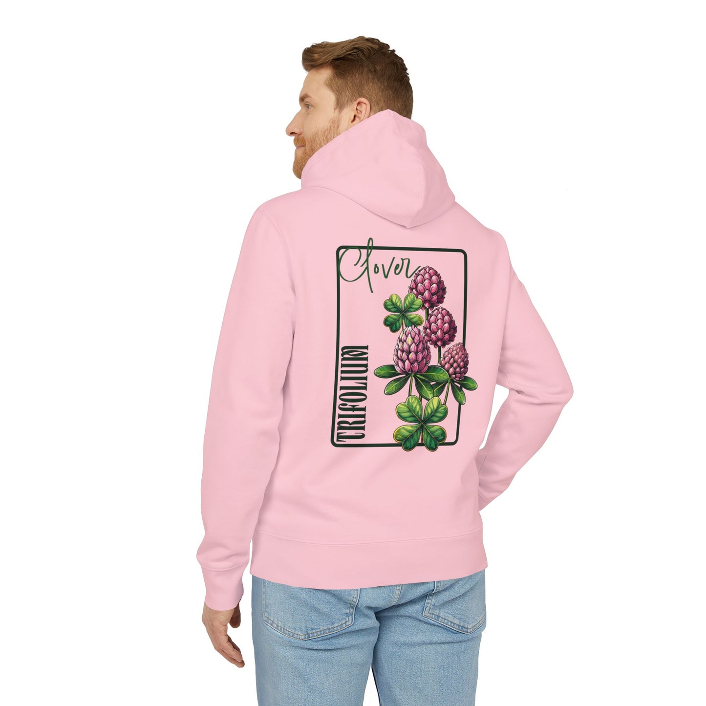 Floral Clover Design Hoodie for Nature Lovers "Clover"