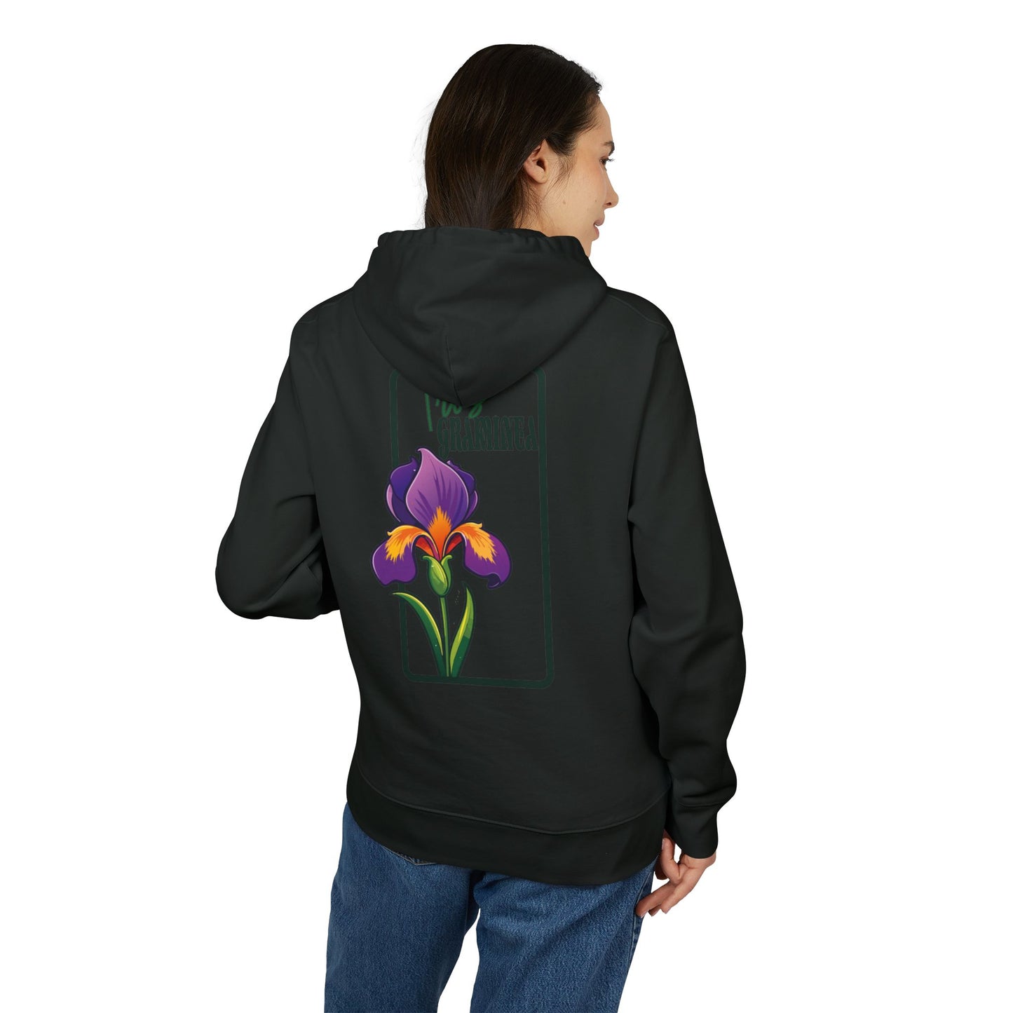 Floral Graphic Unisex Hoodie - Perfect for Spring Celebrations "Iris"
