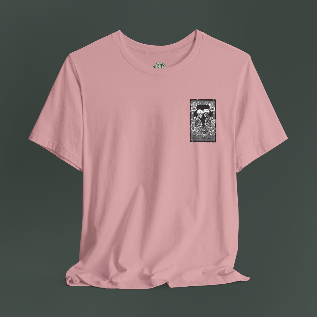 High-Quality Graphic Tee, Skeletons, Casual Wear, Halloween Shirt, Gift for Him/Her, Everyday Comfort
