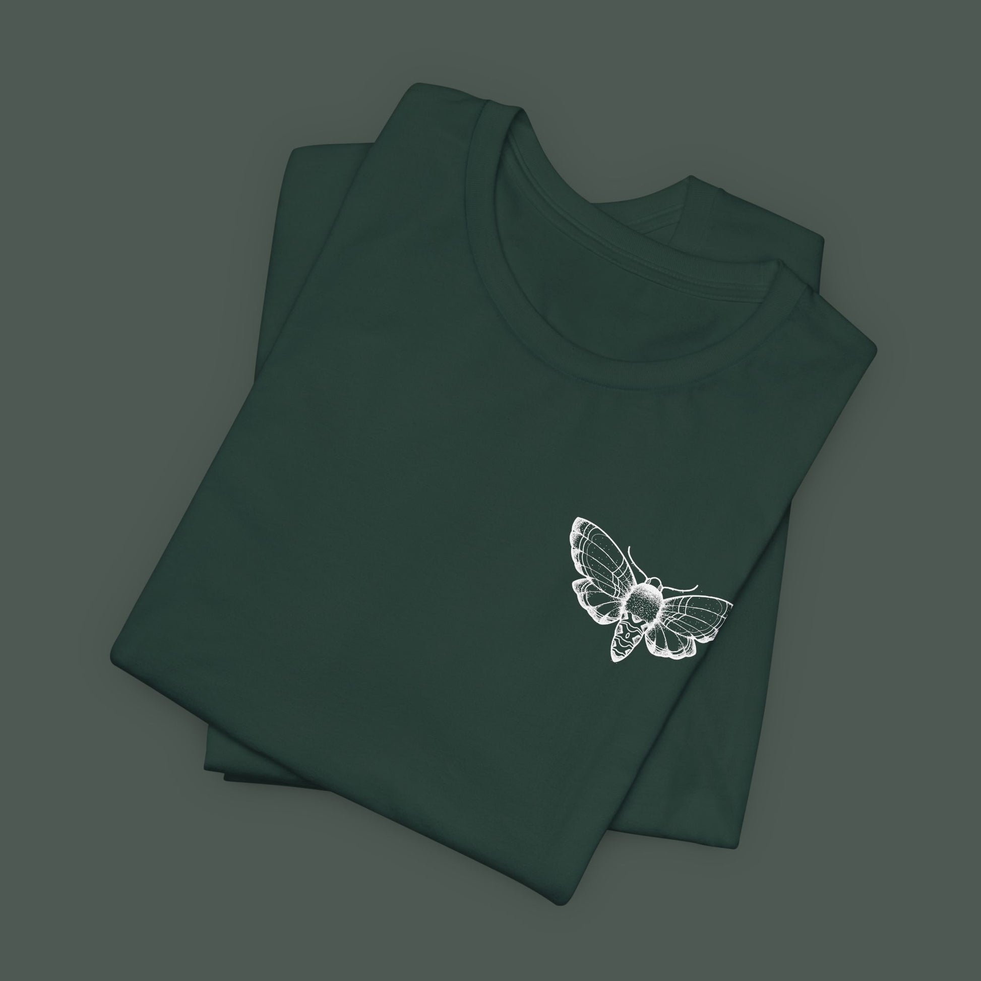 Artistic Moth Graphic Tee, Casual Unisex T-Shirt for Nature Lovers, Unique Gift for Birthdays, Festivals, and Everyday Wear