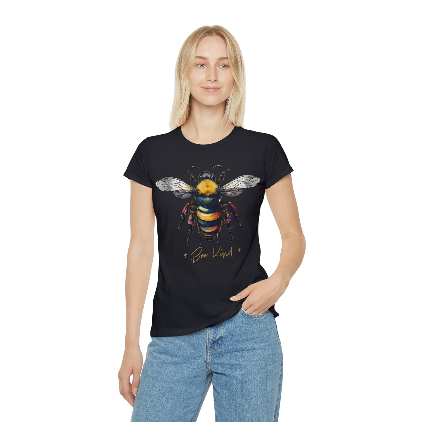 Bee Kind Iconic Women's T-Shirt - Positive Vibe Casual Tee