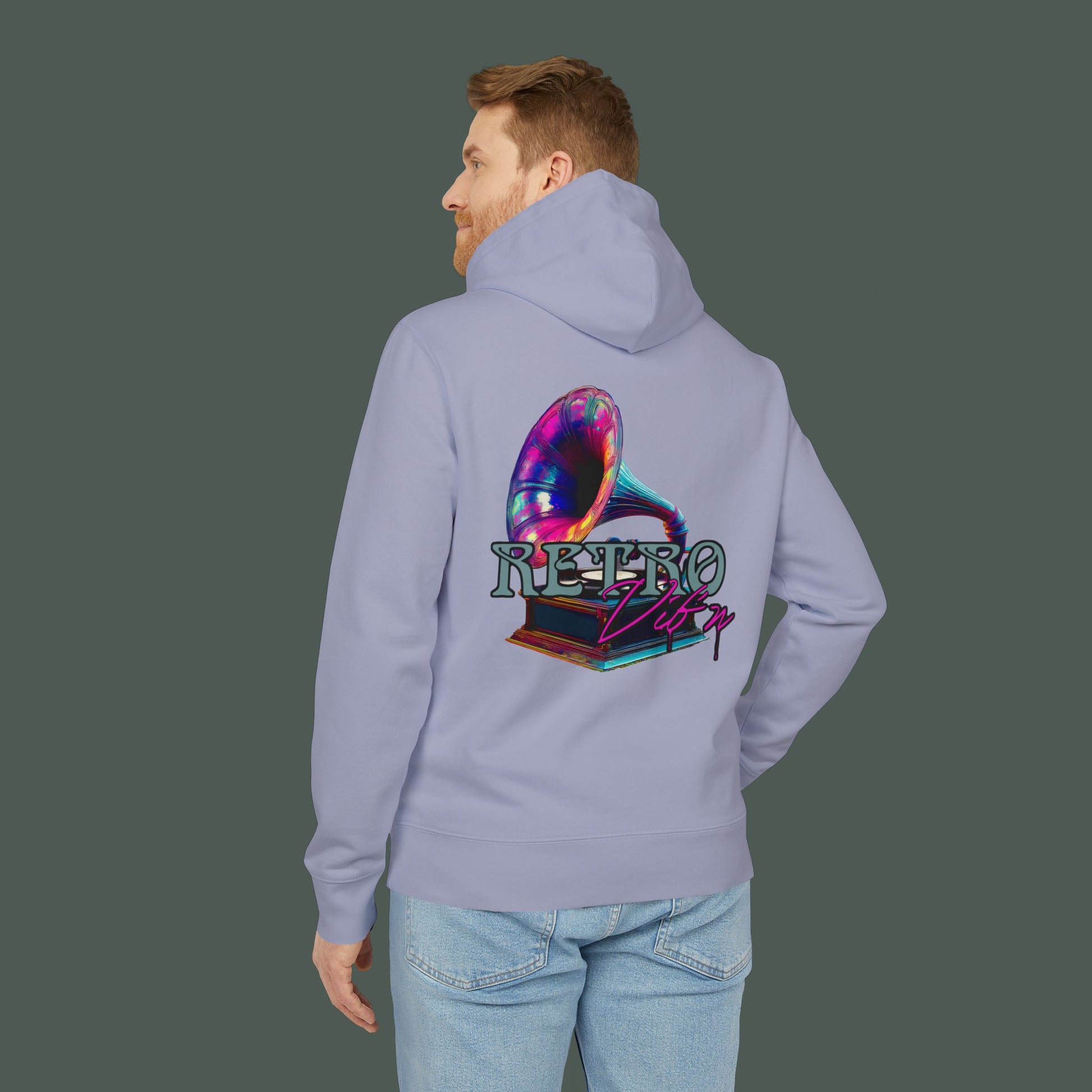 Retro Style Unisex Hoodie, Cozy Streetwear, Perfect for Gifting, Casual Wear, Music Lovers, Cool Vibes