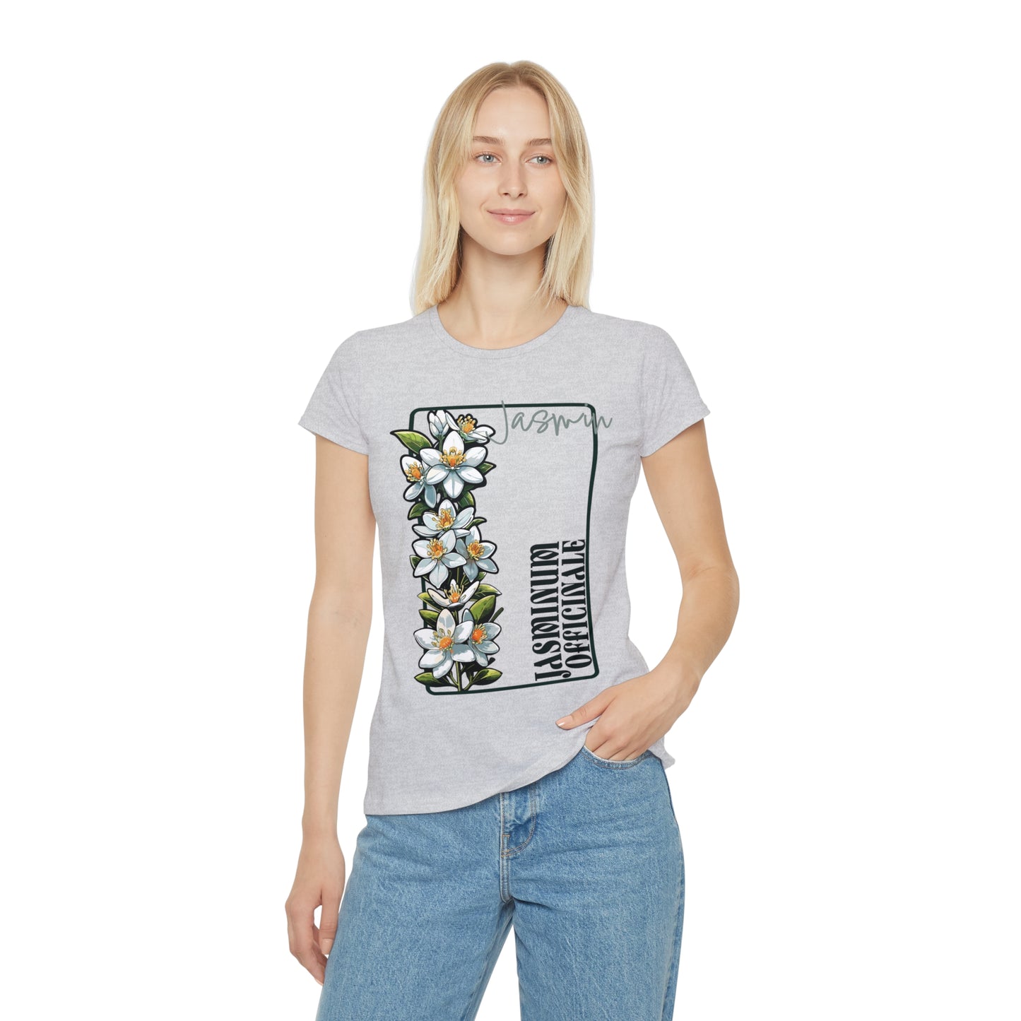 Floral Women's Iconic T-Shirt - Elegant Floral Design for Everyday Wear