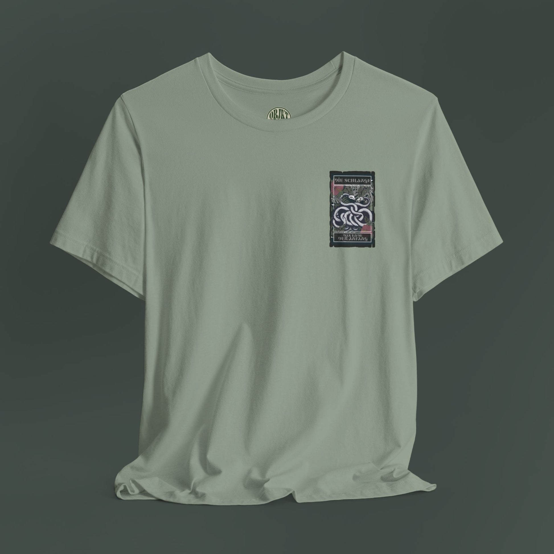 Unisex Graphic Tee, Artistic Snake Print T-Shirt, Cool Gift for Trendsetters, Casual Wear, Unique Fashion Style, Summer Essential