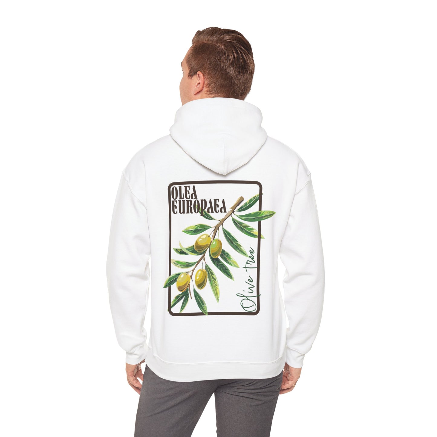 Olive Branch Graphic Hoodie - Unisex Heavy Blend™ Sweatshirt