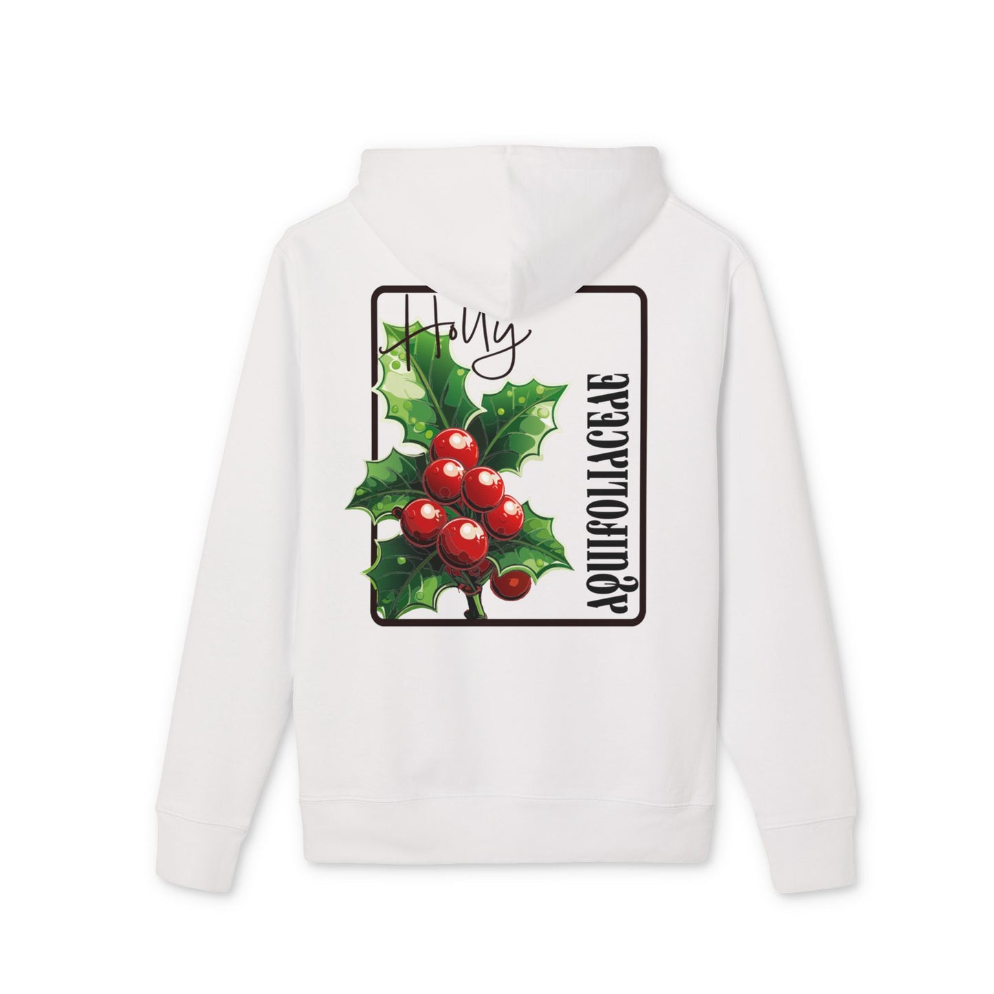 Holiday Holly Hooded Sweatshirt - Unisex Christmas Apparel