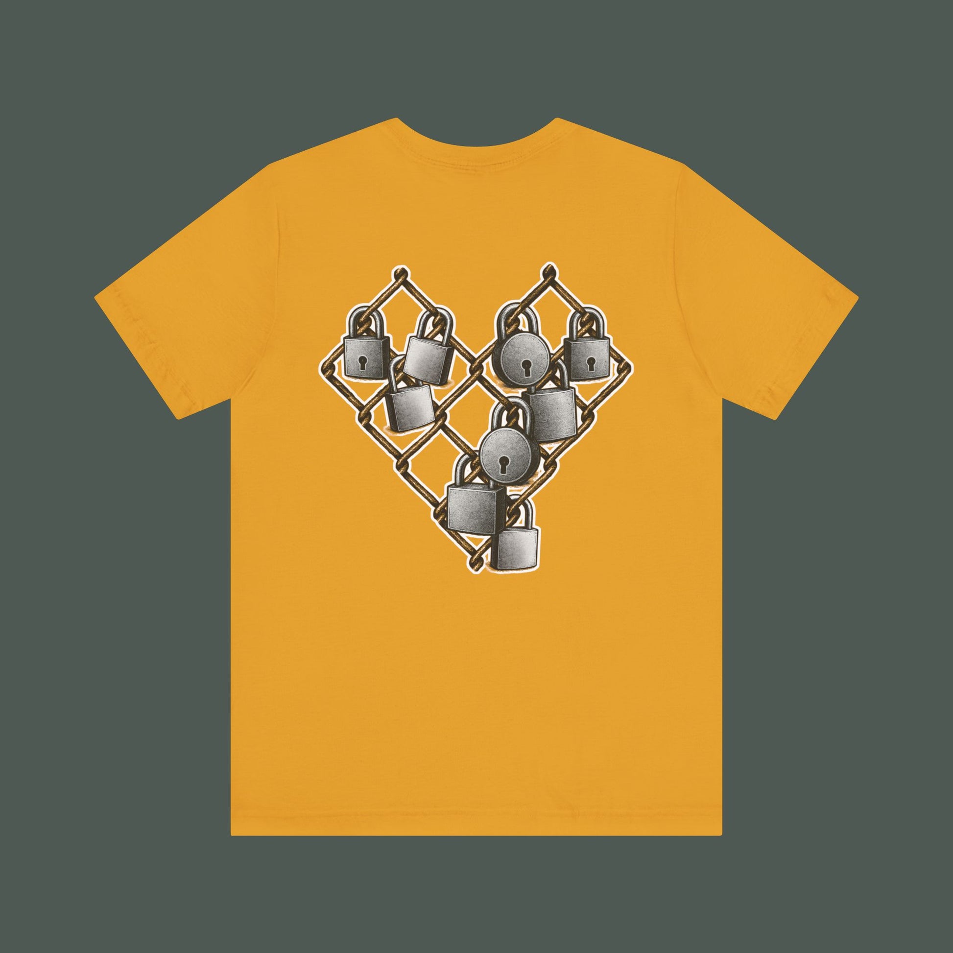 Trendy Minimalist Heart Tee - Unisex Jersey Short Sleeve T-Shirt