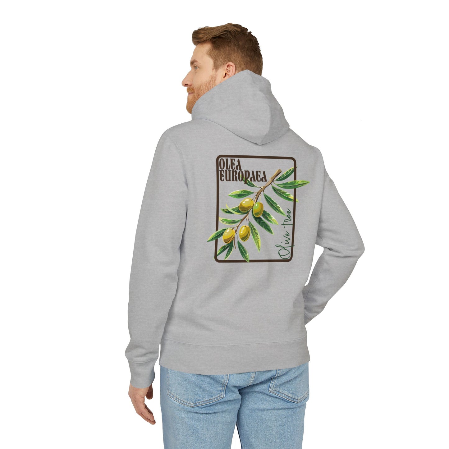 Olive Branch Unisex Hoodie - Cozy Nature-Inspired Apparel