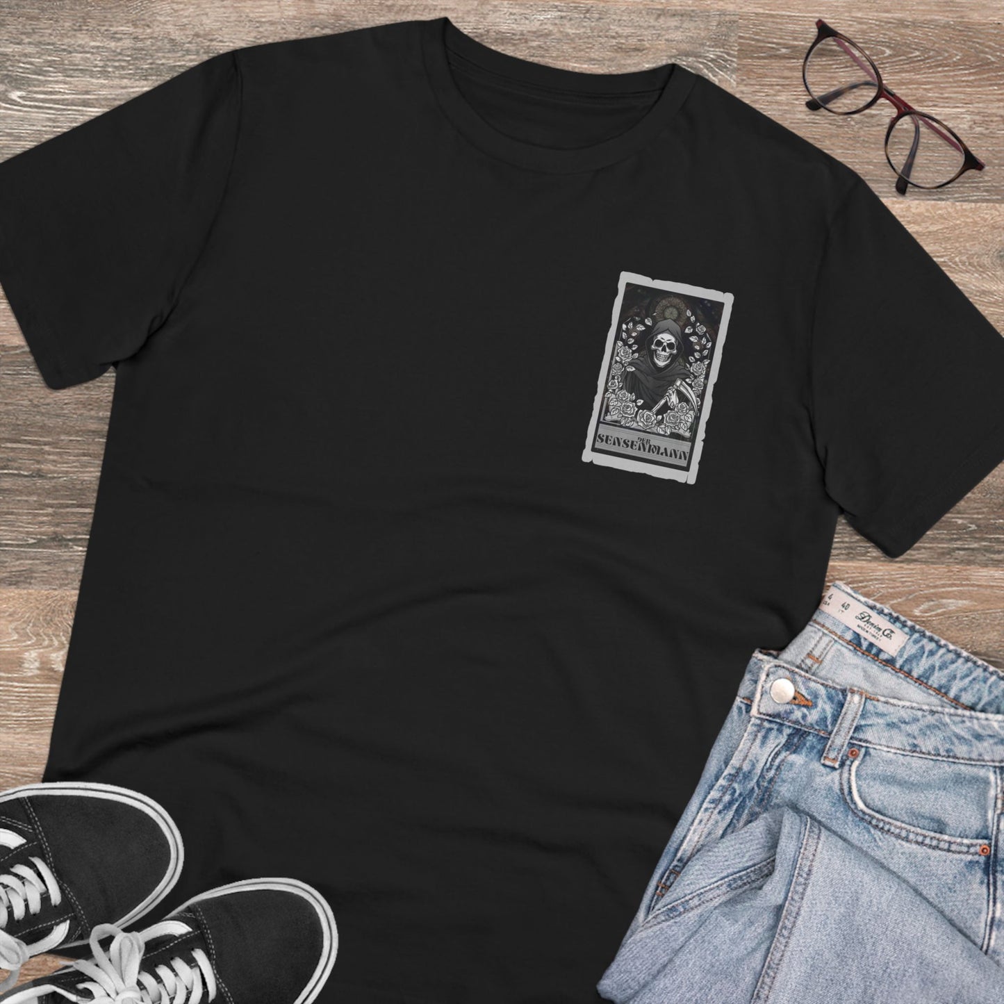 Organic Creator T-Shirt - Unisex | Artistic Skull Design for Creatives & Festival Lovers