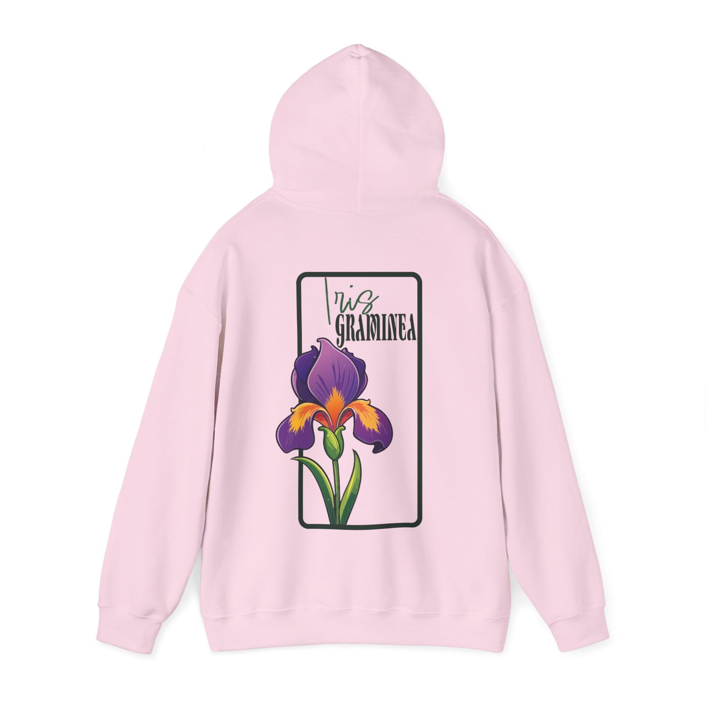 Floral Graphic Unisex Hoodie - 'Not Guaranteed' Iris Design