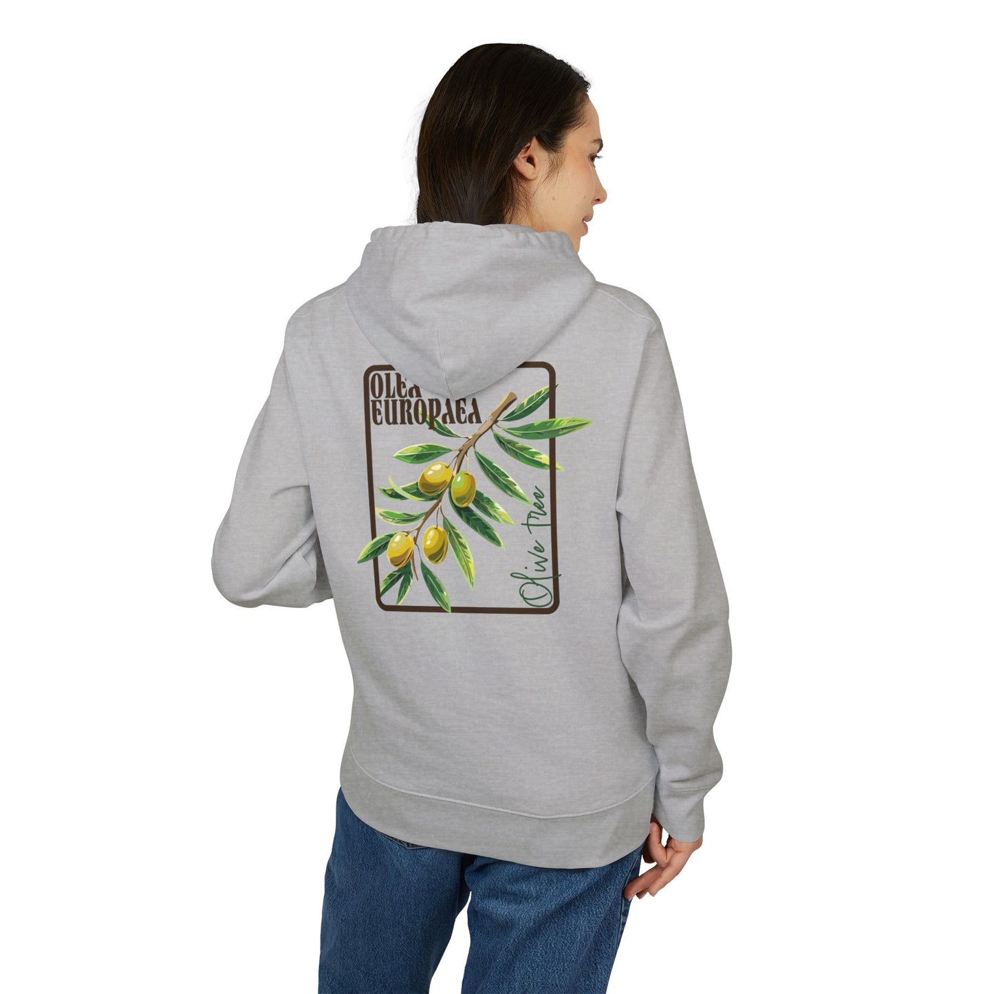 Olive Branch Unisex Hoodie - Cozy Nature-Inspired Apparel