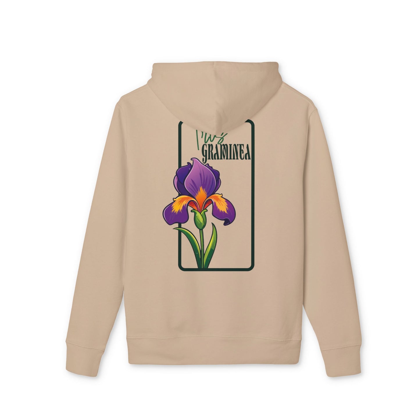 Floral Graphic Unisex Hoodie - Perfect for Spring Celebrations "Iris"