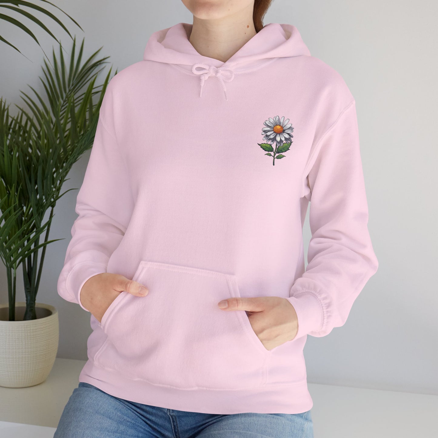 Daisy Floral Hoodie - Cozy Unisex Sweatshirt for Nature Lovers