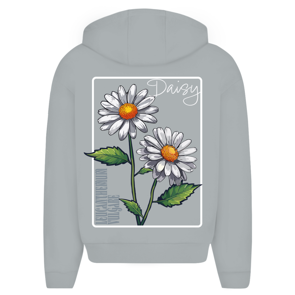 Herren Oversize Zipper Hoodie Daisy