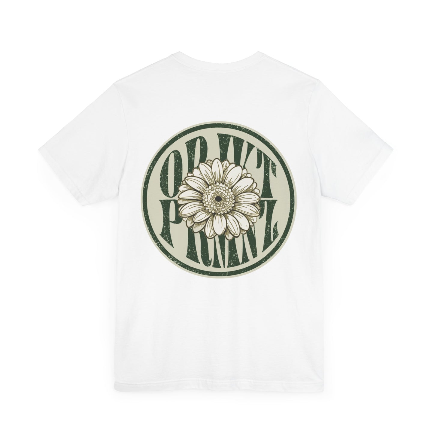 Floral Art Unisex Tee - Positive Vibes & Nature Inspired Apparel