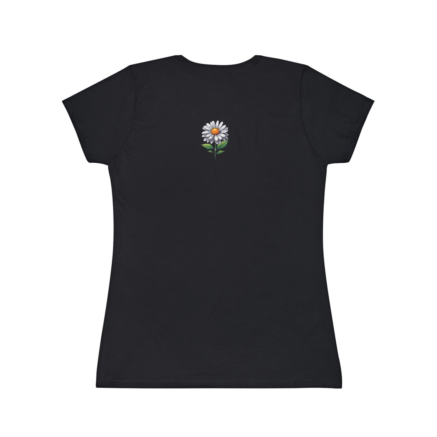 Damen-T-Shirt mit Gänseblümchen-Print – Ikonisches Design für lässigen Stil und den Alltag