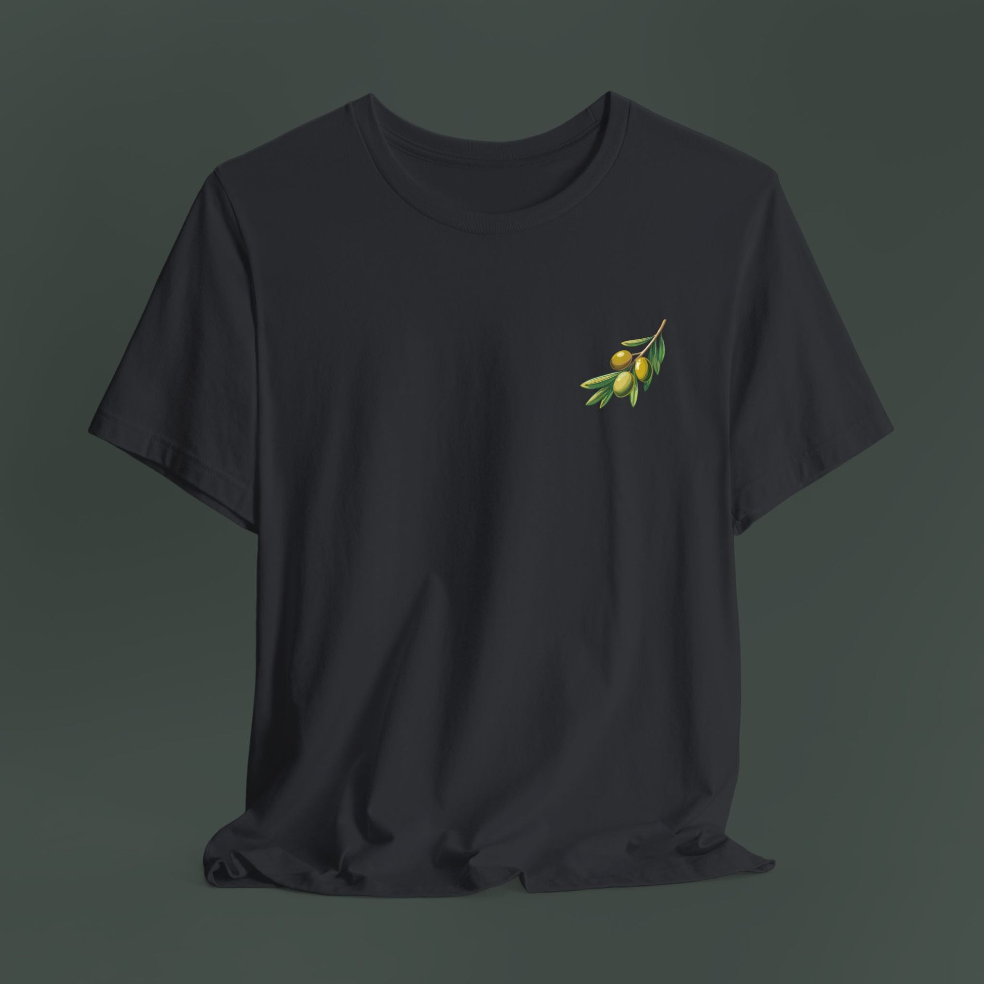 Olive Branch Graphic Tee - Nature Inspired Unisex Shirt, Summer Fashion, Gift for Gardening Lovers, Eco-Friendly Apparel, Casual Wear