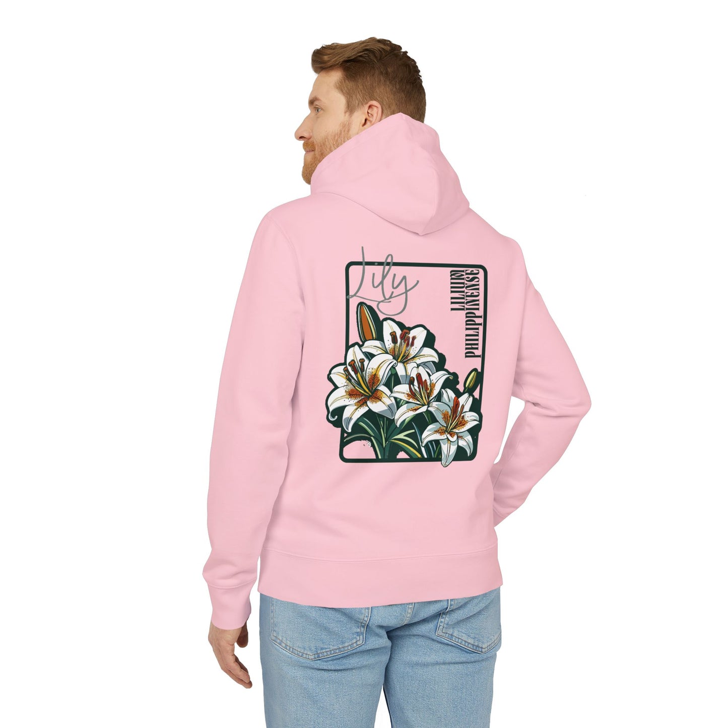 Floral Unisex Hoodie - Striking Lily Design for Nature Lovers "Lily"