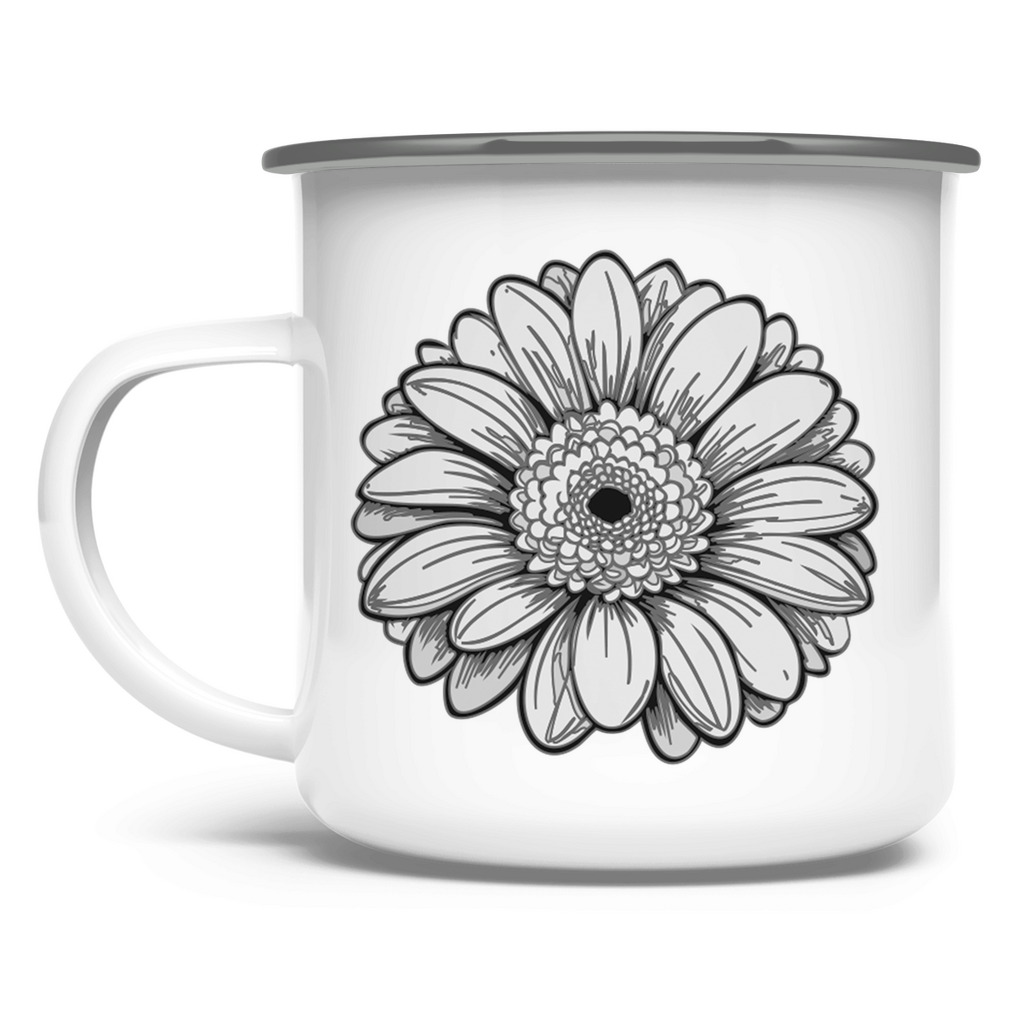 Emaille Tasse .