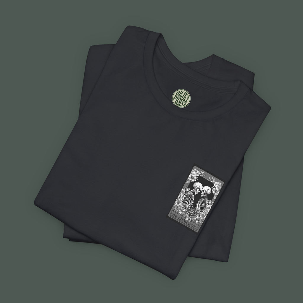 High-Quality Graphic Tee, Skeletons, Casual Wear, Halloween Shirt, Gift for Him/Her, Everyday Comfort