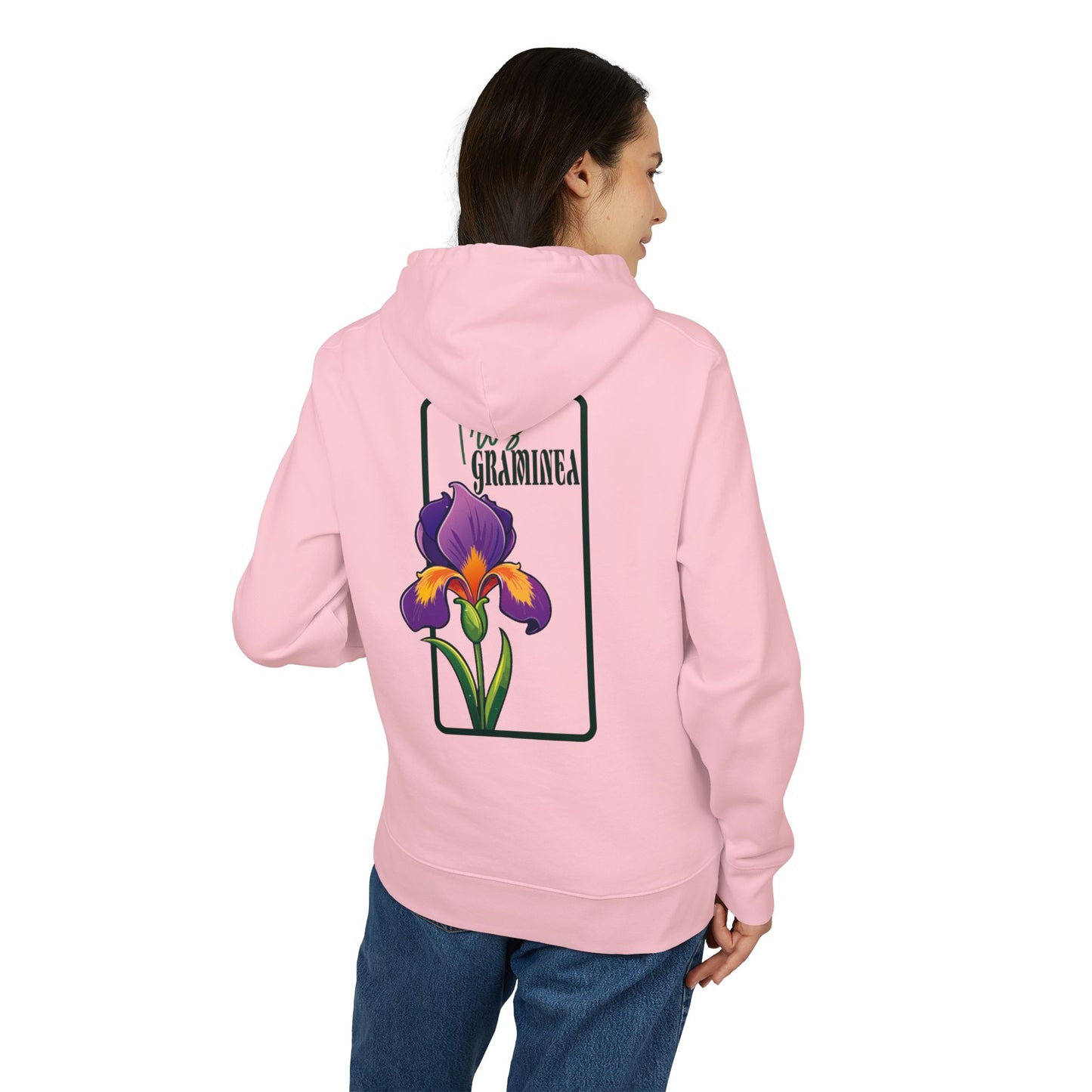 Floral Graphic Unisex Hoodie - Perfect for Spring Celebrations "Iris"