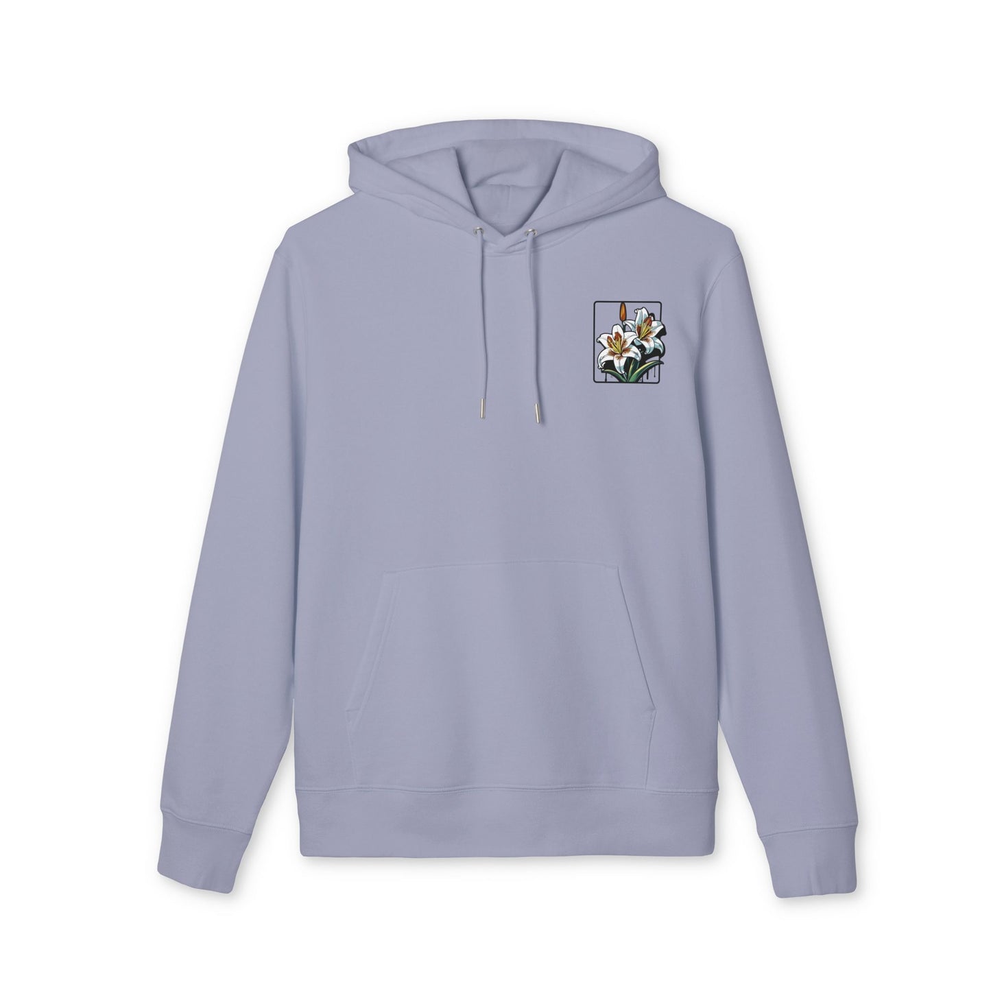 Floral Unisex Hoodie - Striking Lily Design for Nature Lovers "Lily"