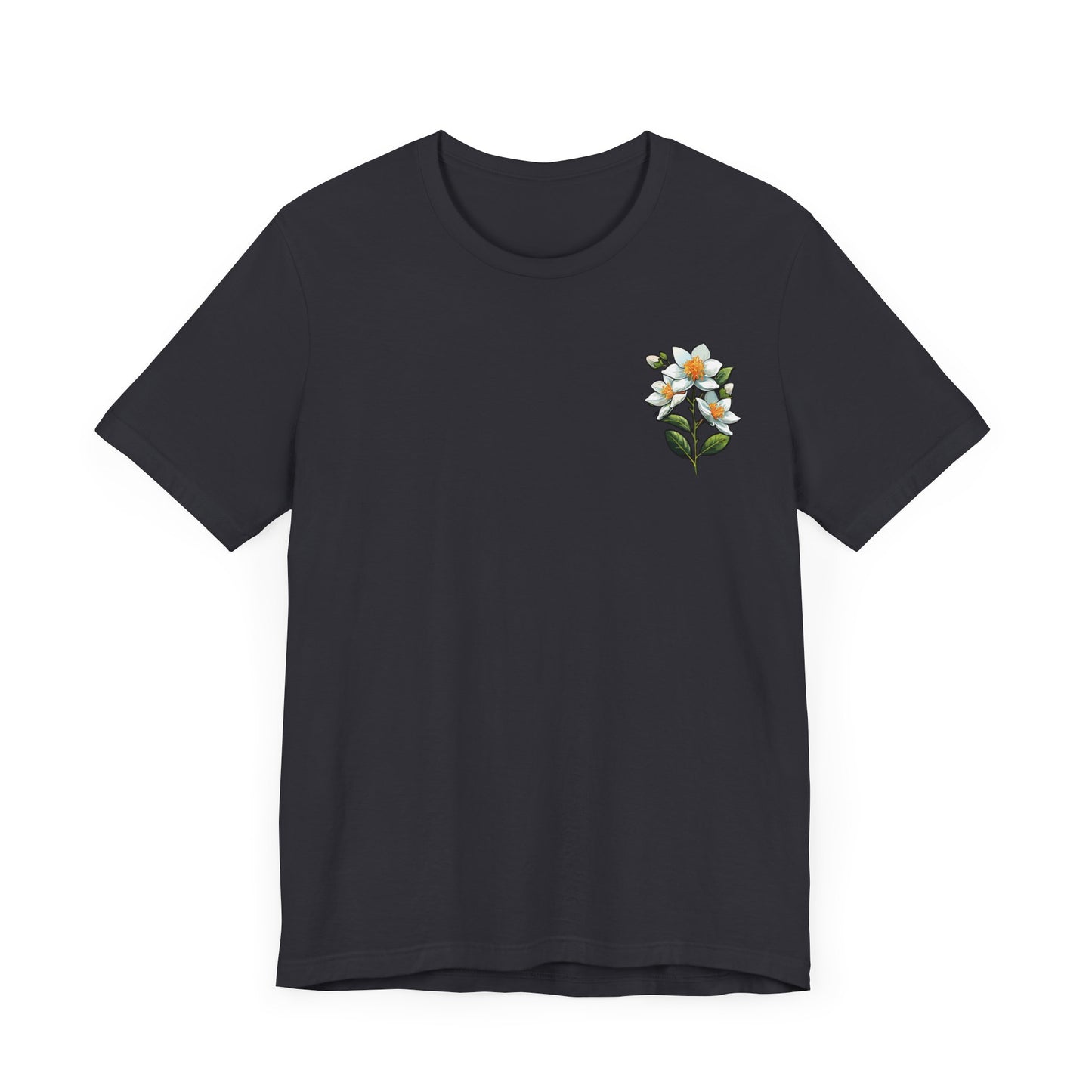 Floral Unisex Jersey Tee - 'La Spirituellement Officielle' Design
