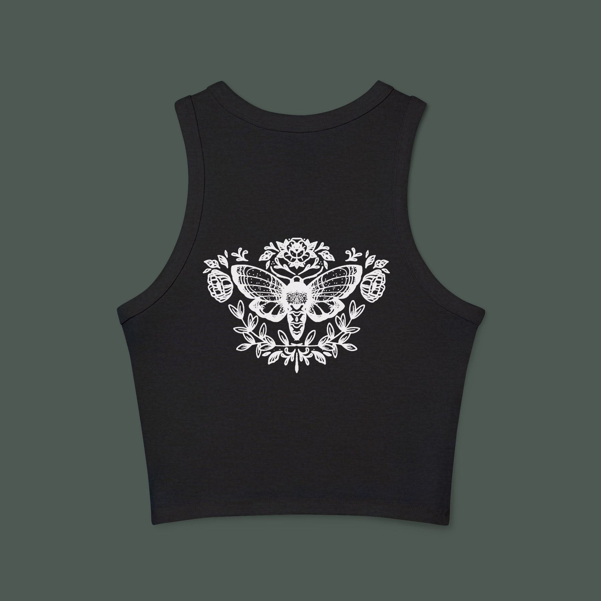 Women's Micro Rib Racer Tank Top, Summer Style, Casual Wear, Gift for Her, Eco-Friendly Fashion