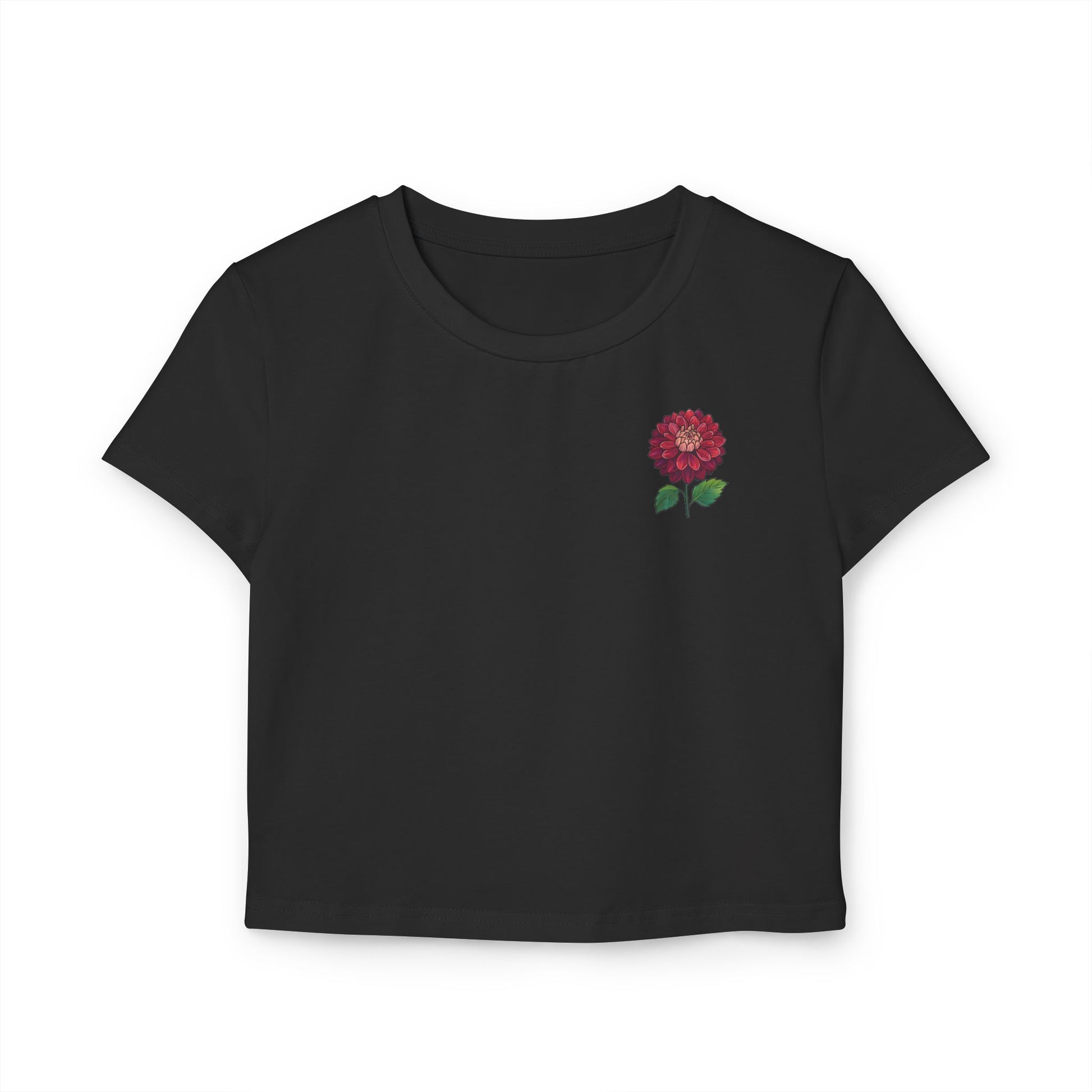 Feminine Floral Baby Tee, Cute Graphic Tee, Casual Summer Outfit, Gifts for Her, Vintage Floral Shirt, Spring Style