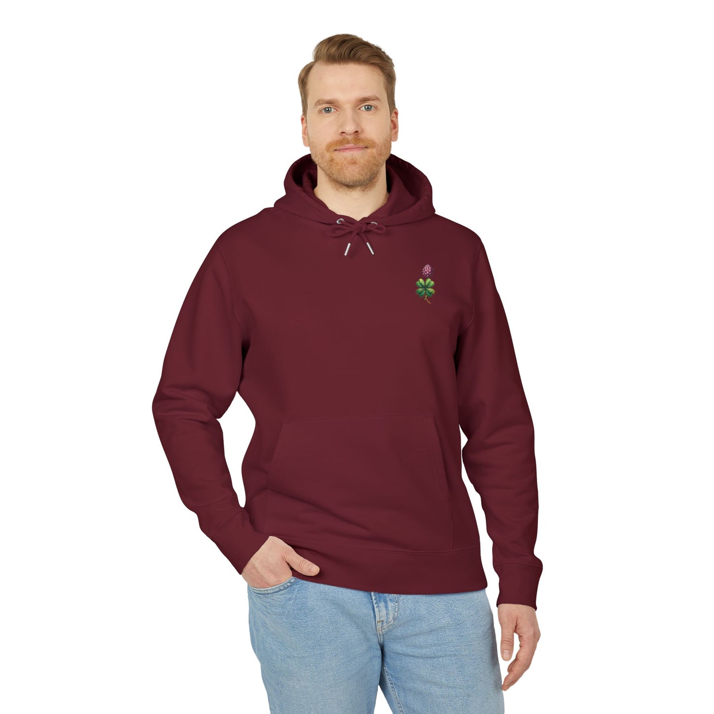 Floral Clover Design Hoodie for Nature Lovers "Clover"