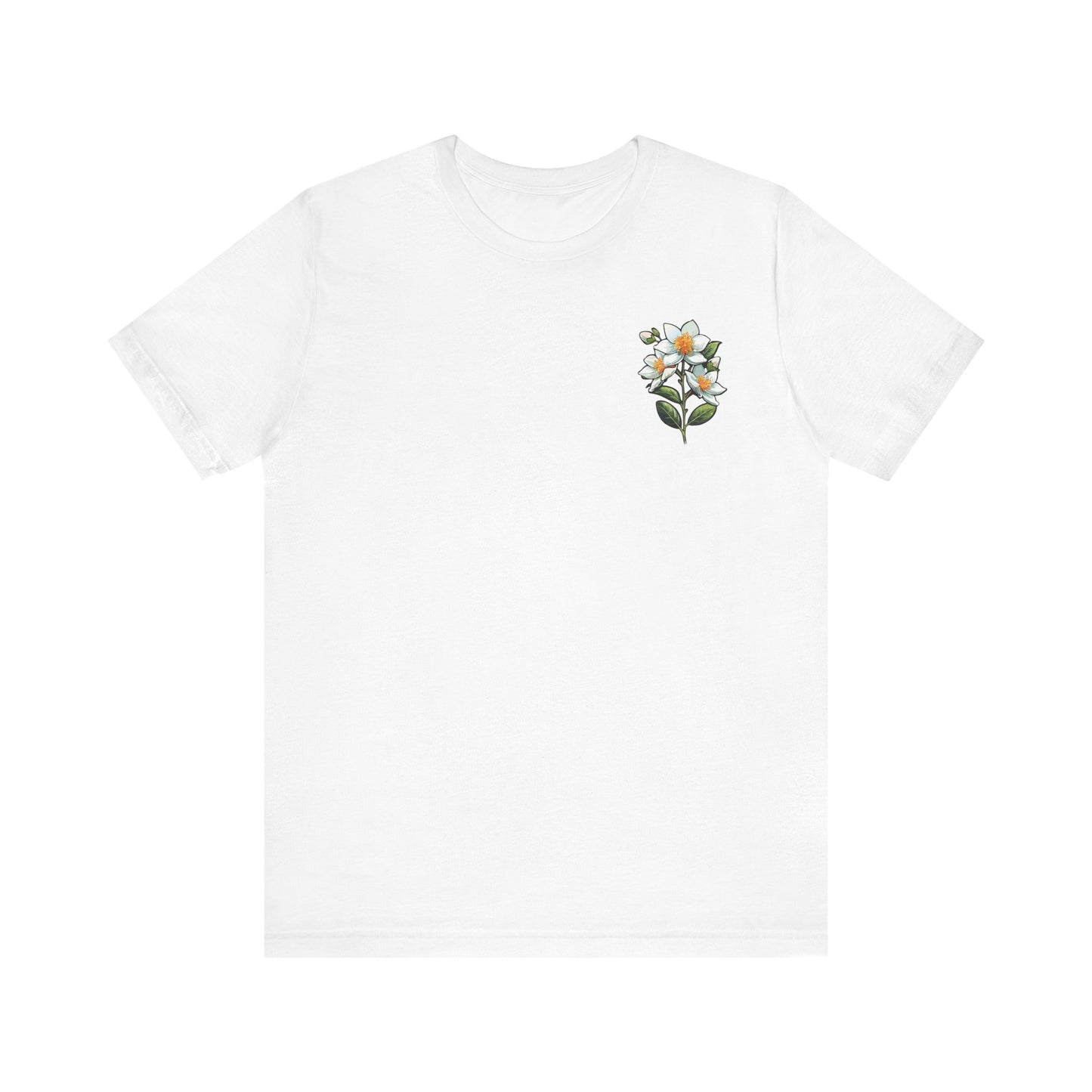 Floral Unisex Jersey Tee - 'La Spirituellement Officielle' Design