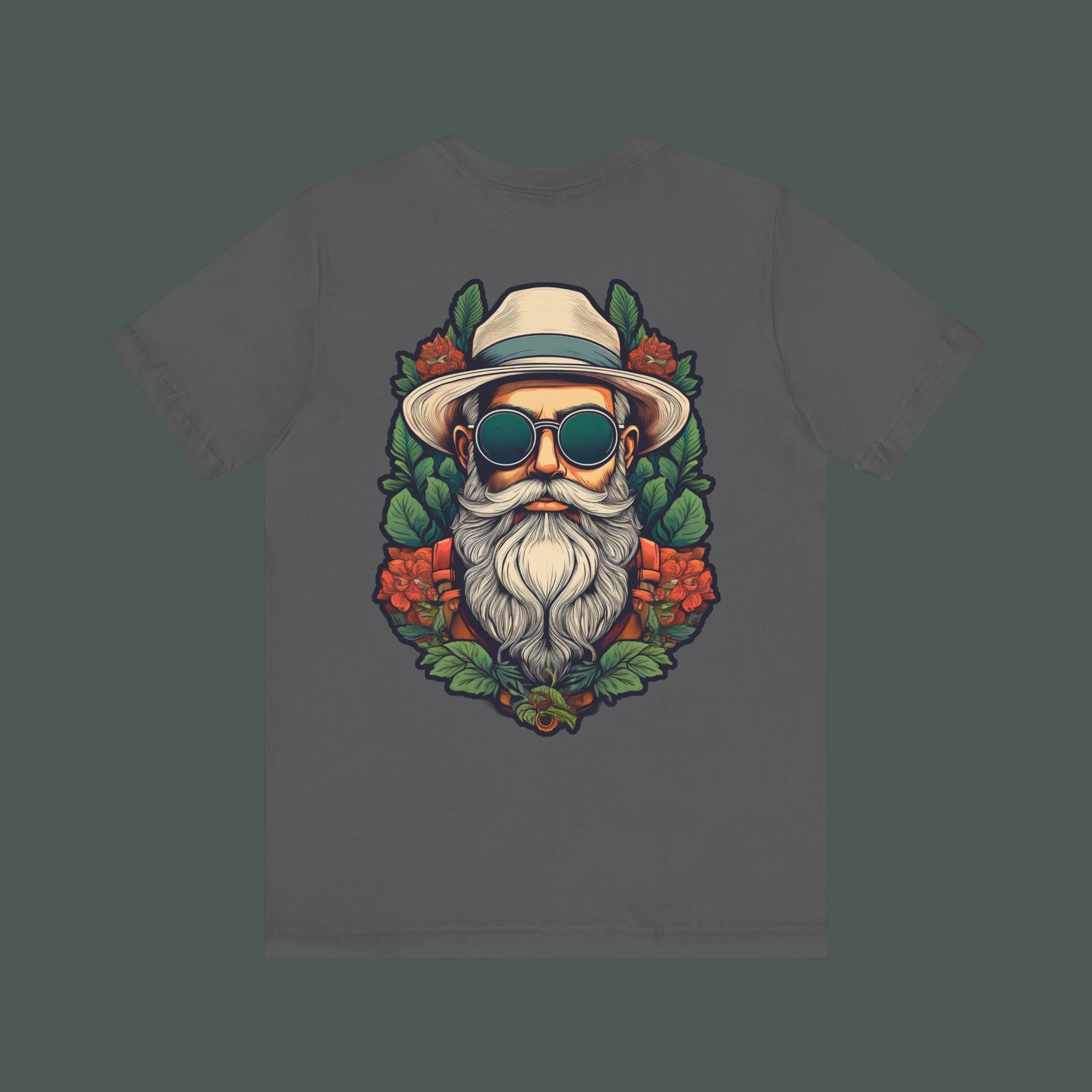 Vintage Floral Graphic Tee for Nature Lovers, Retro Style Shirt, Gift for Art Enthusiasts, Cool Casual Wear, Perfect for Holidays