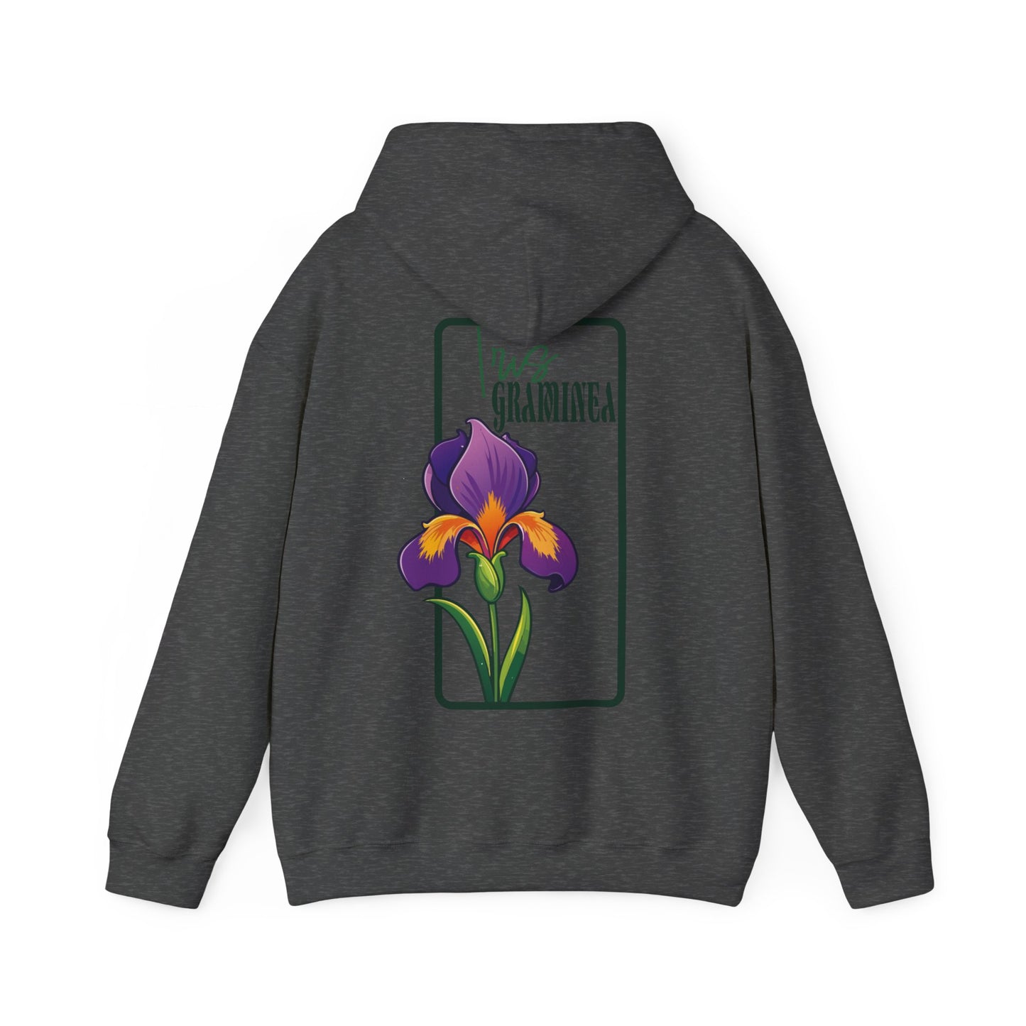 Floral Graphic Unisex Hoodie - 'Not Guaranteed' Iris Design