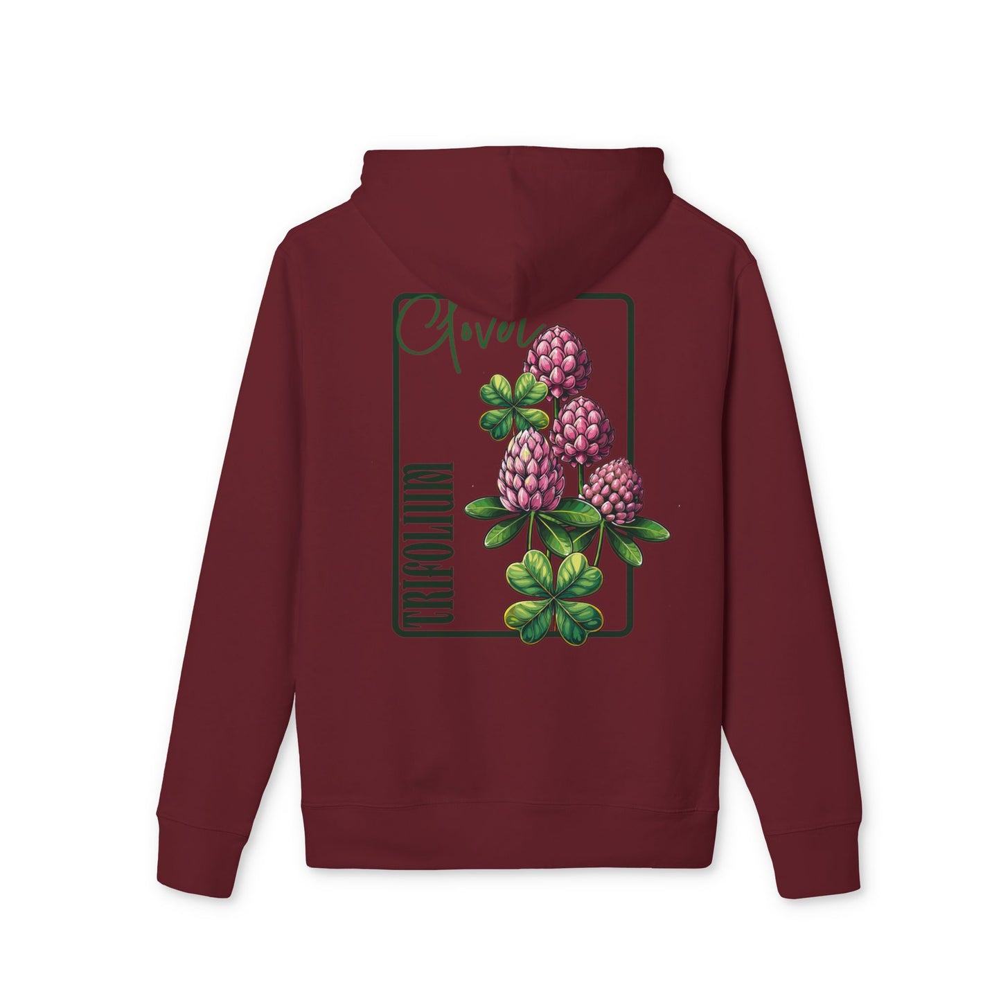 Floral Clover Design Hoodie for Nature Lovers "Clover"