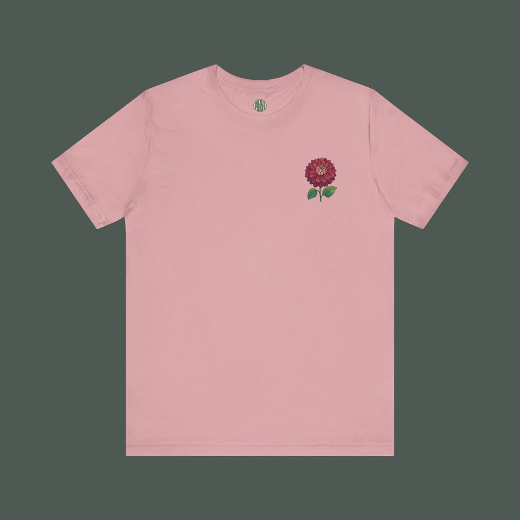 Floral Design T-Shirt for Nature Lovers, Botanical Tee, Gift for Gardeners, Spring Fashion, Cute Graphic Tee, Birthday Gift