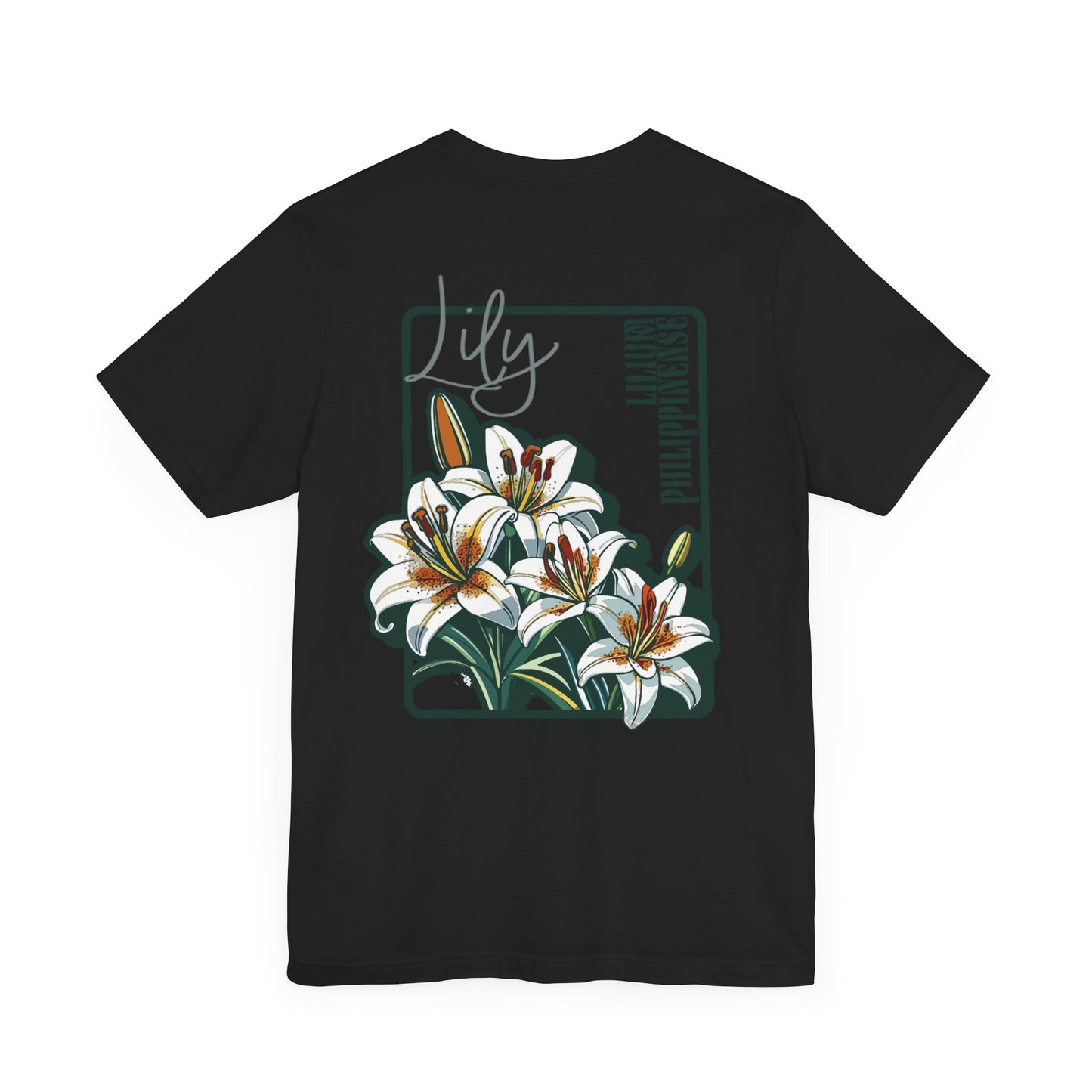 Floral Unisex T-Shirt – 'Lily' Design for Nature Lovers
