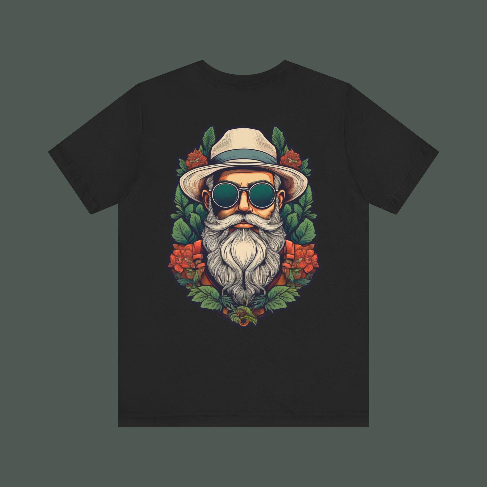 Vintage Floral Graphic Tee for Nature Lovers, Retro Style Shirt, Gift for Art Enthusiasts, Cool Casual Wear, Perfect for Holidays