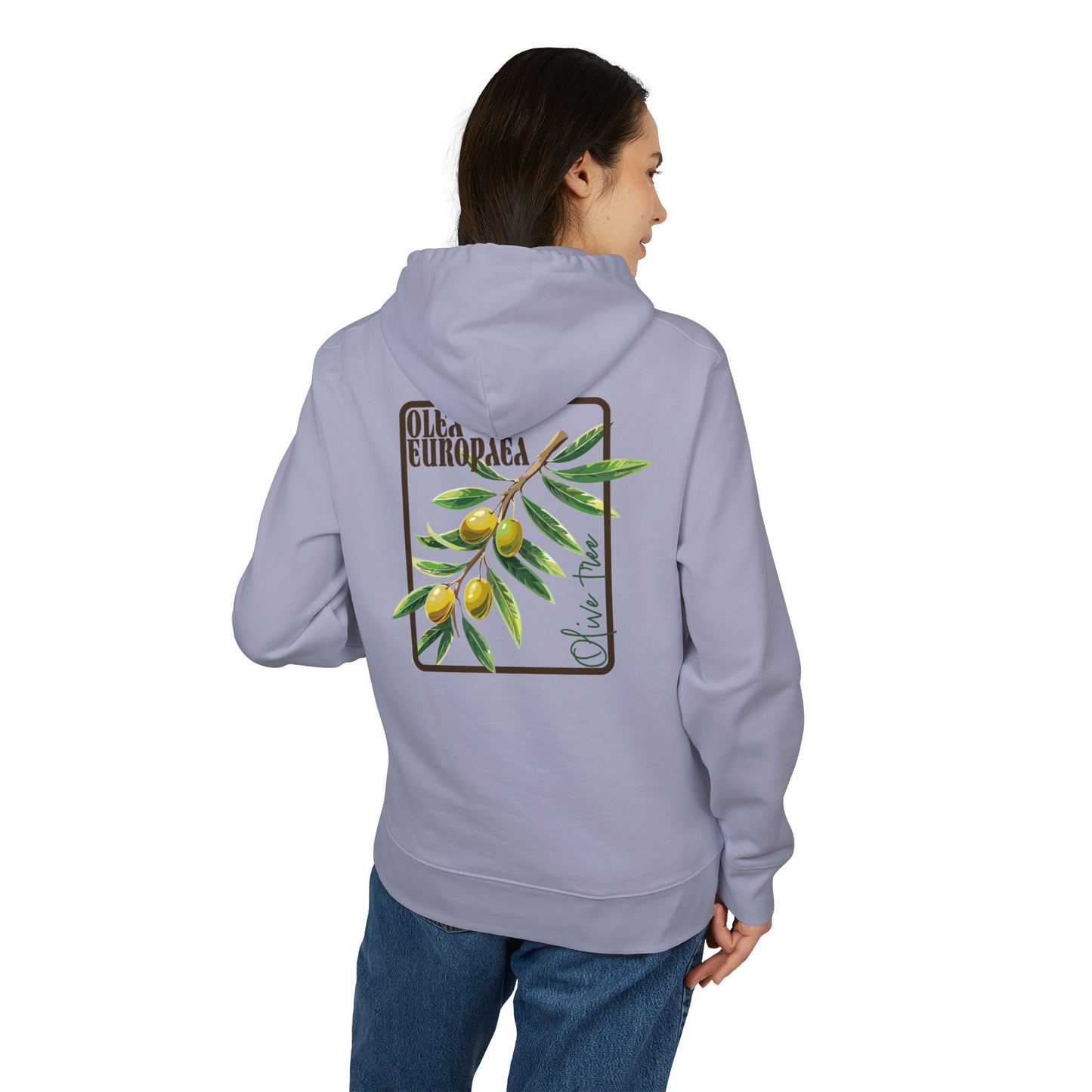 Olive Branch Unisex Hoodie - Cozy Nature-Inspired Apparel