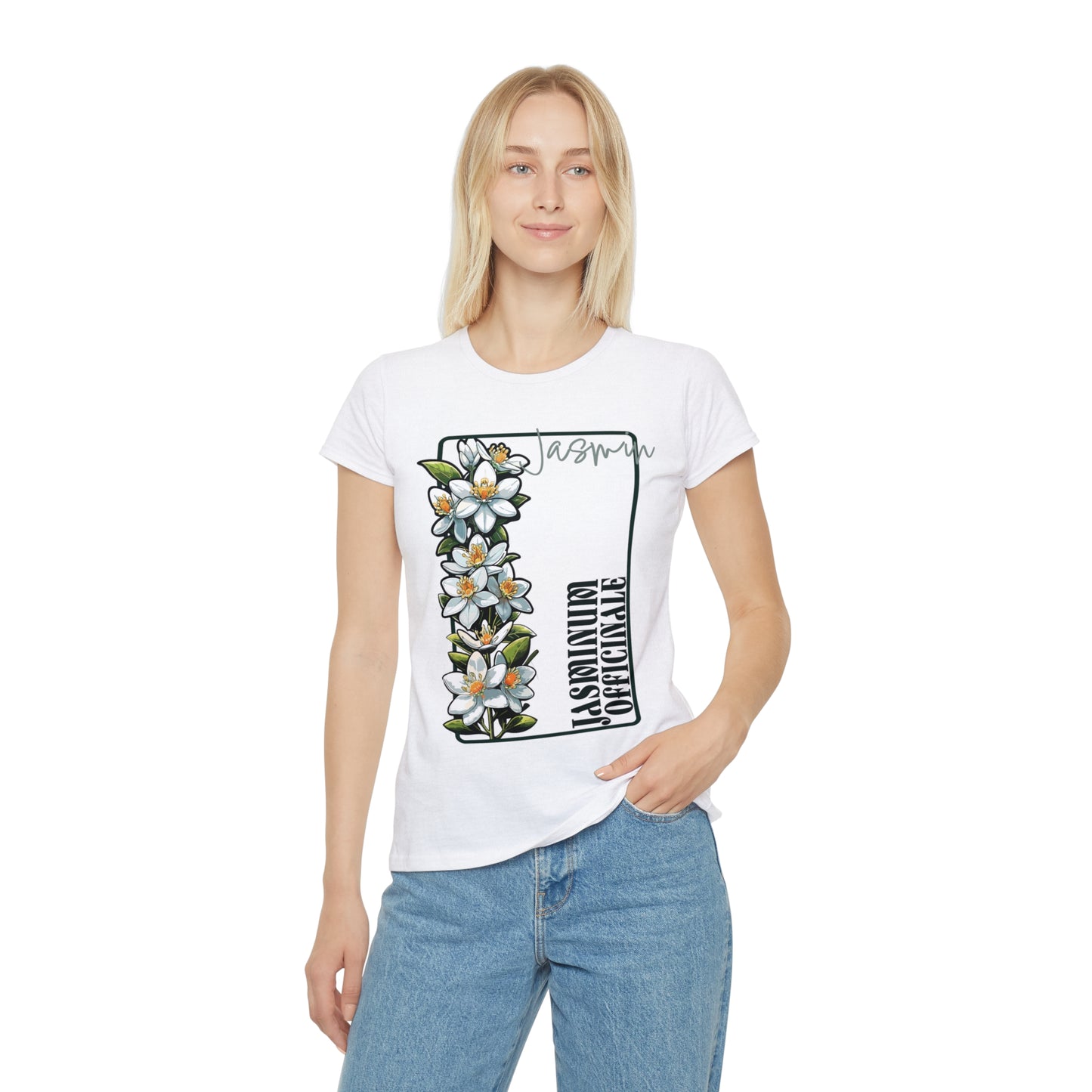 Floral Women's Iconic T-Shirt - Elegant Floral Design for Everyday Wear