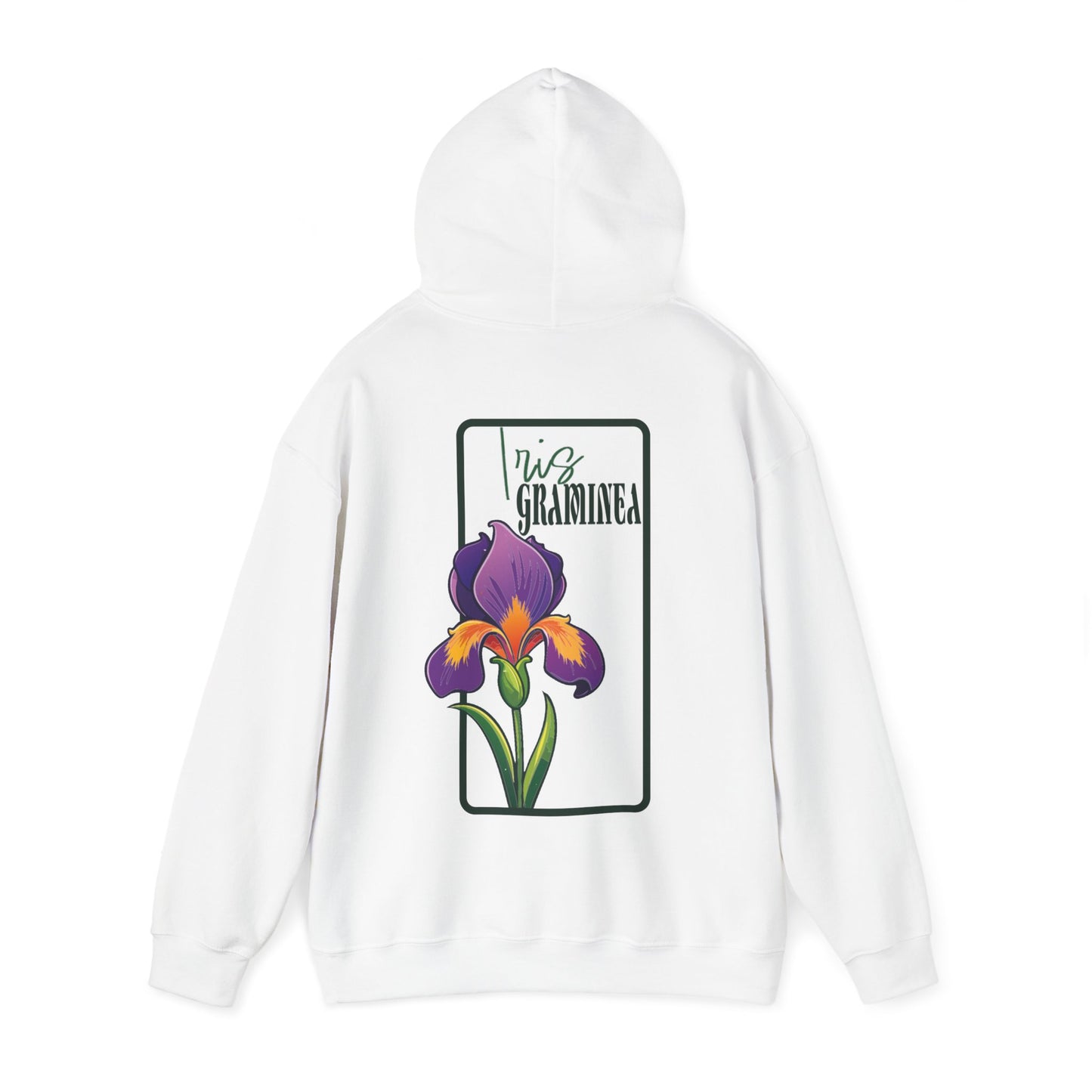 Floral Graphic Unisex Hoodie - 'Not Guaranteed' Iris Design