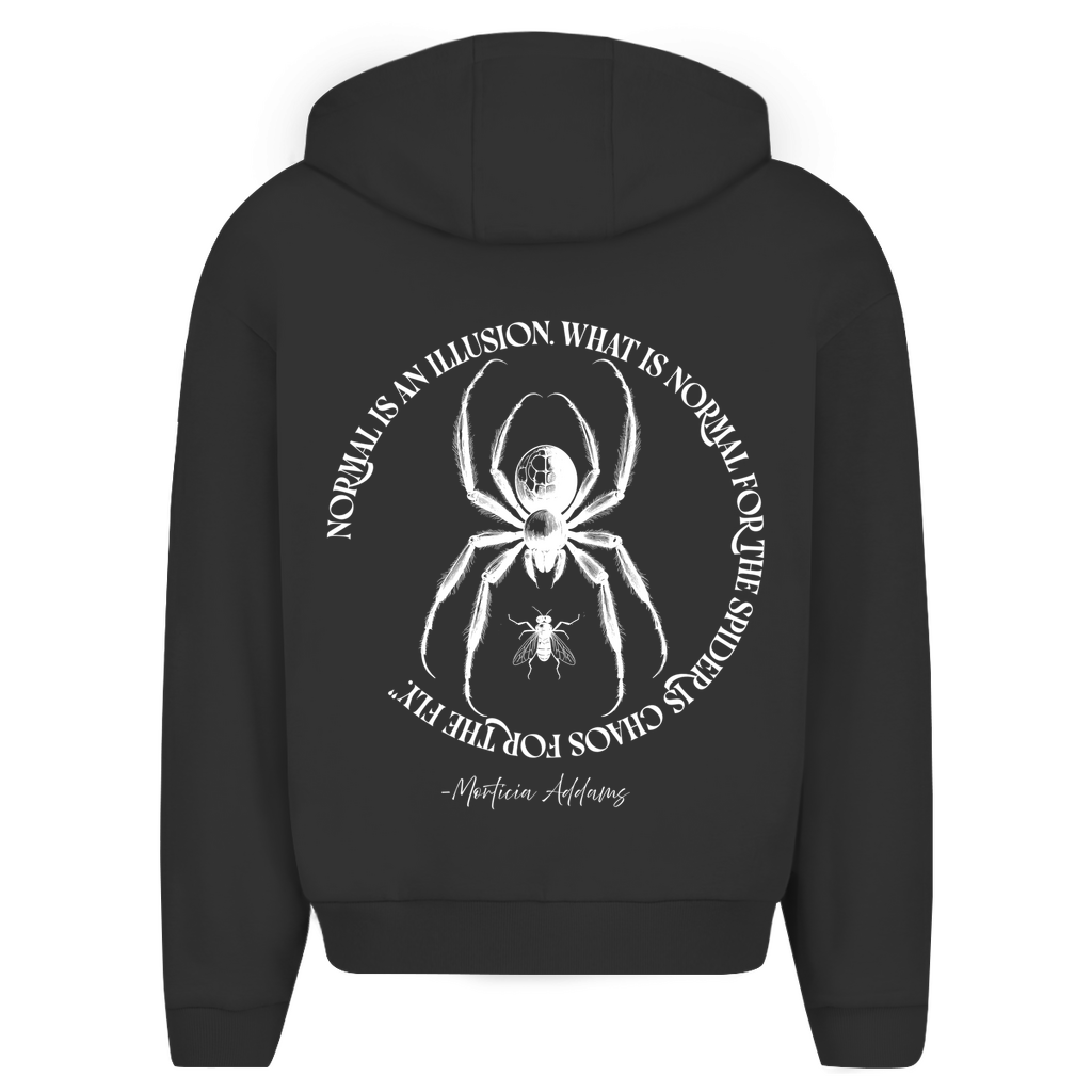 Herren Oversize Zipper Hoodie Chaos